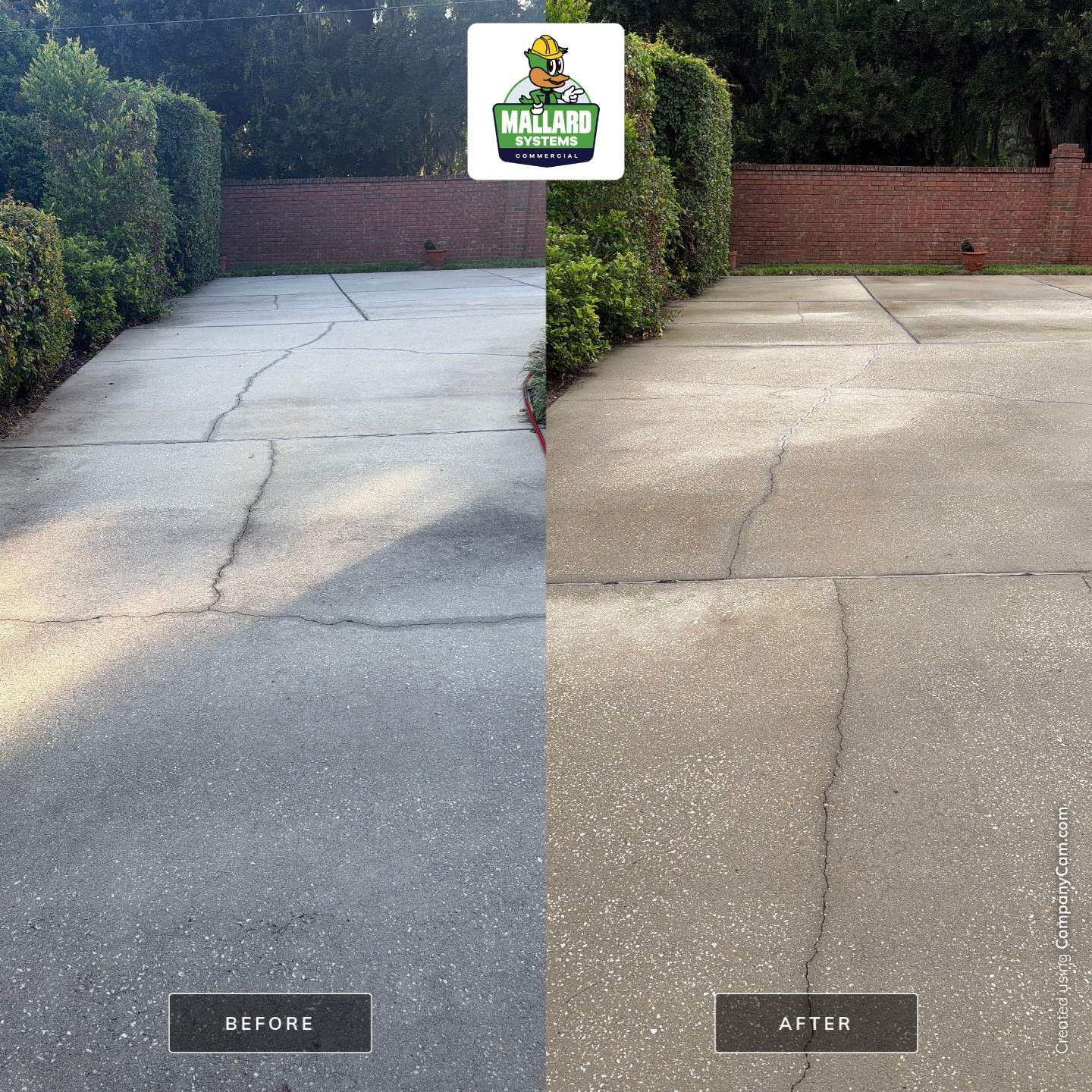 Roof, Exterior, Driveway, Walkways, & Sidewalk Cleaning by Mallard Systems