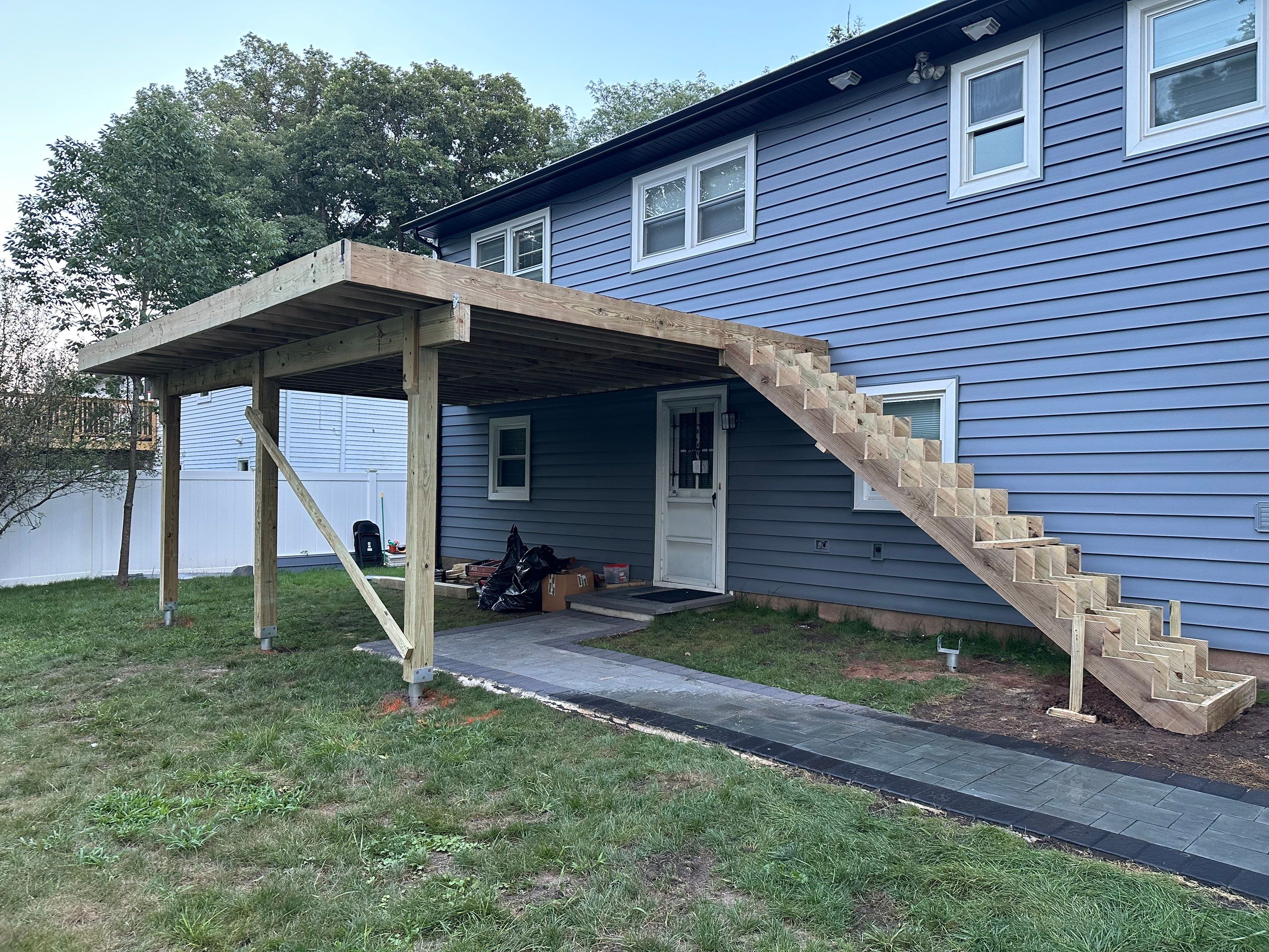 New deck in Westwood NJ by deck guardian