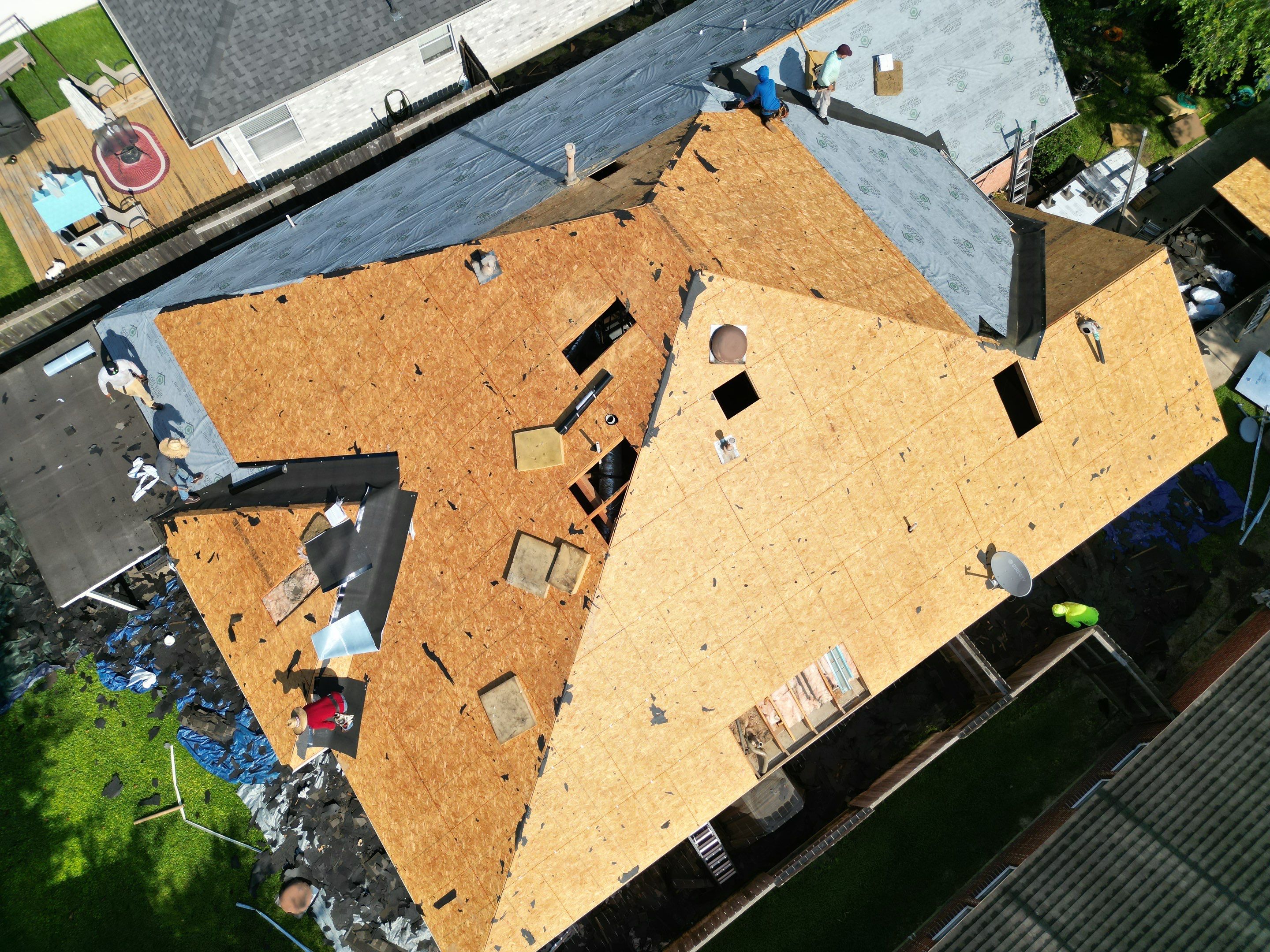 Residential Roofing Installation using IKO Dynasty by Core Four Roofing