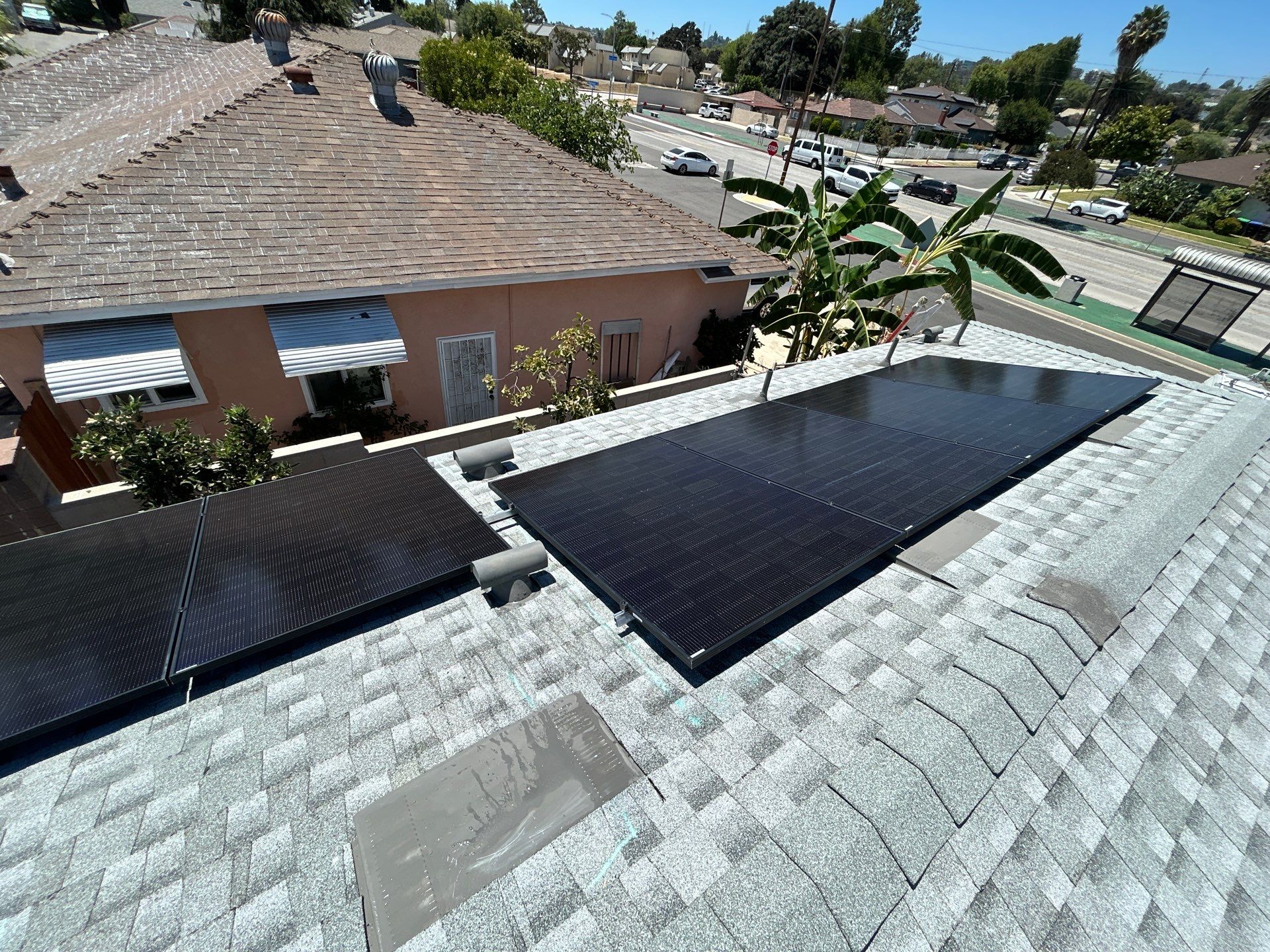 Solar Panel Installation with Black 450W Modules in Monterey Park by AWS Solar