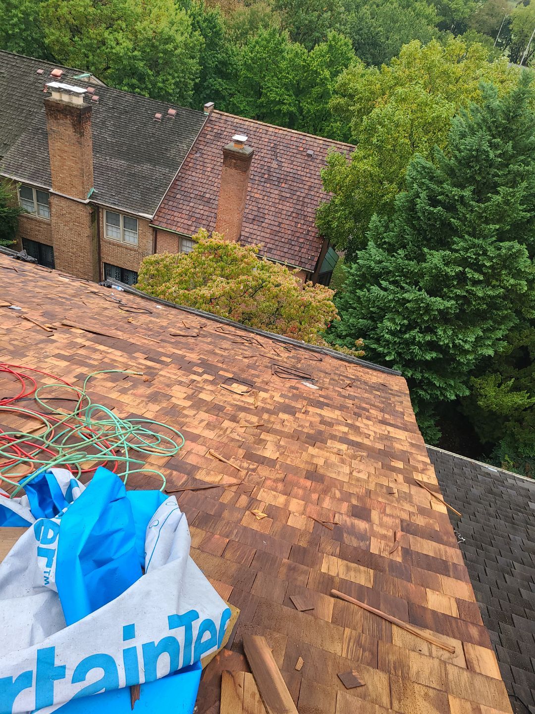 Arlington: Residential Roof Replacement with Perfection CCA-Treated Cedar Shakes by RM Banning, Inc.