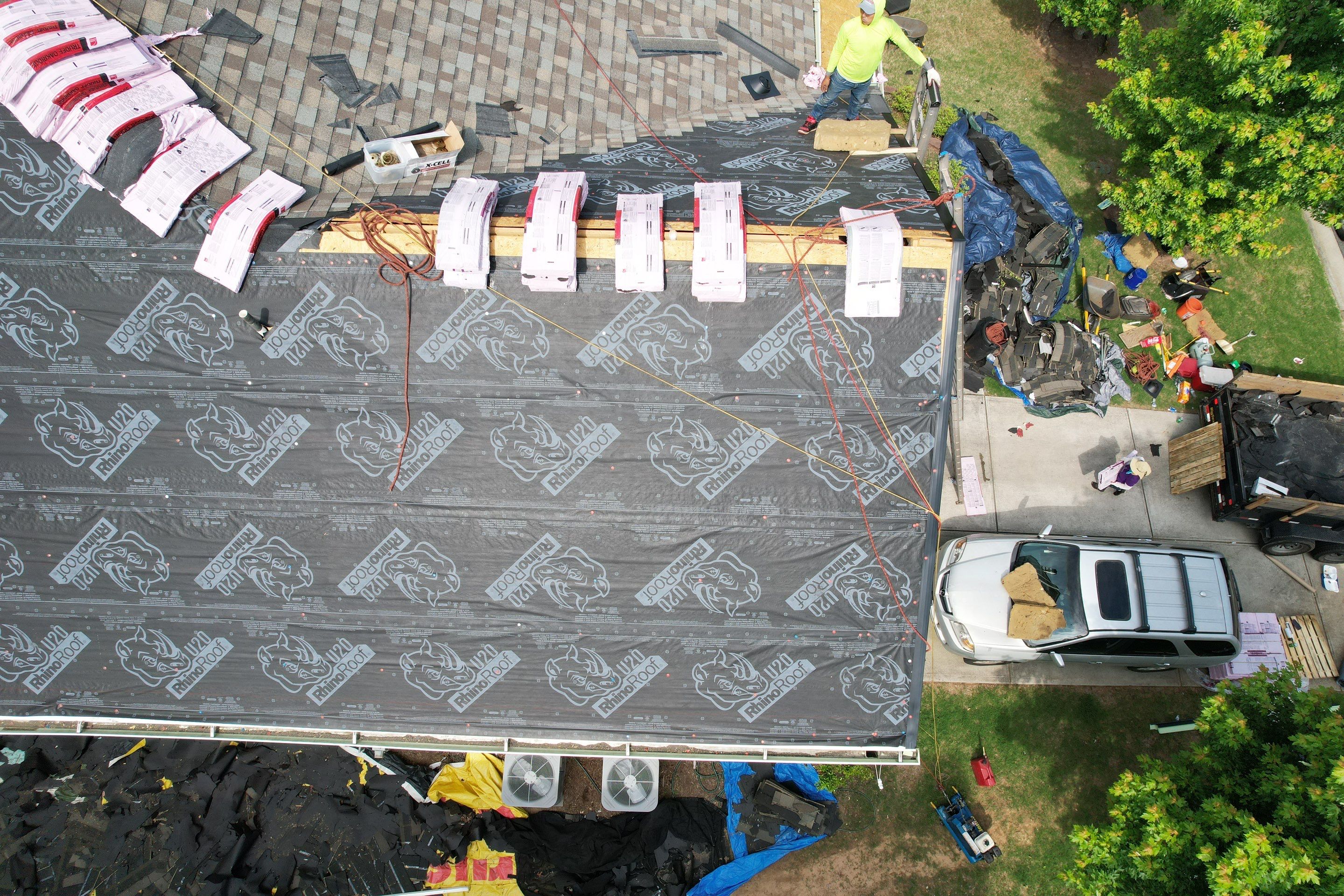 Residential Roofing Installation using Owens Corning by Inspector Roofing and Restoration