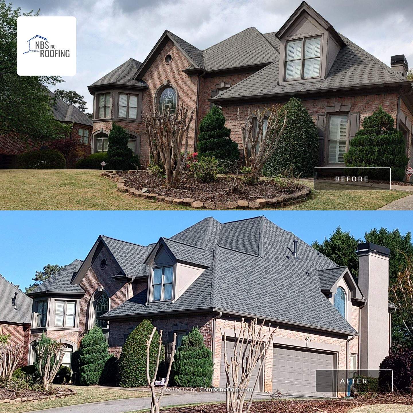 Top-Quality Williamsburg Gray Owens Corning Roof Installation in Roswell, Georgia by NBS Roofing by NBS Roofing, Inc.
