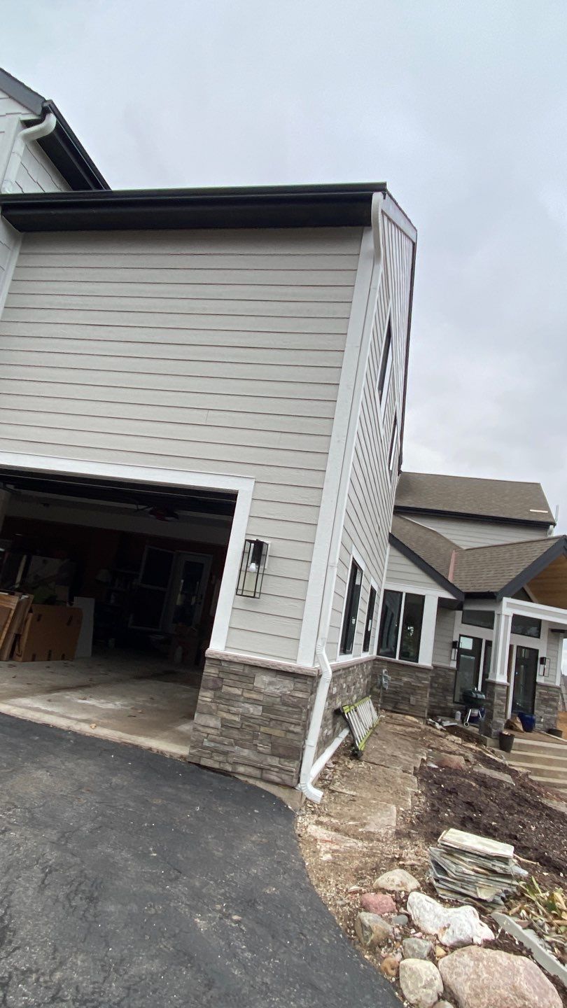 Siding Installation using LP Smart Siding by Total Restoration Services