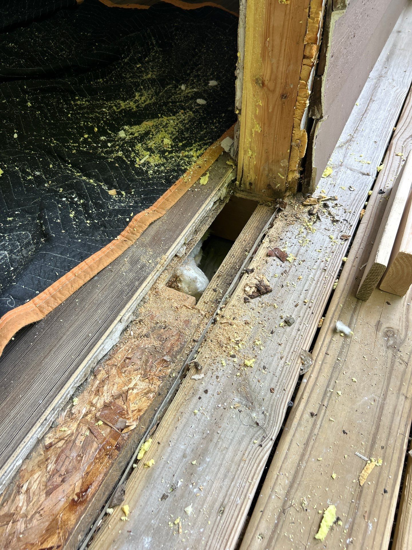 Entry Door and Patio Door Replacement With Structural Rot Repair by Merrifield Exteriors, LLC