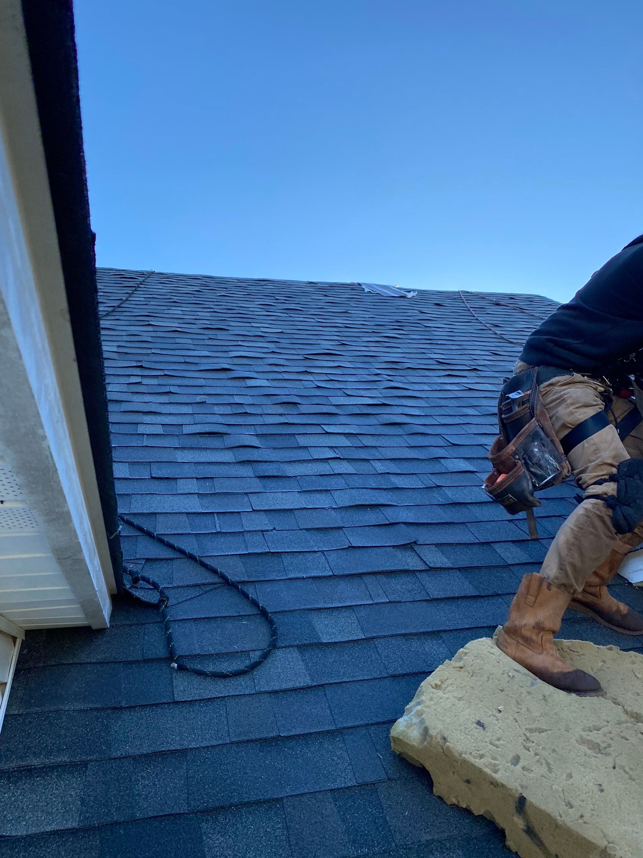 Residential Roofing Repair using Malarkey Vista: Storm Gray by Hostetler Roofing