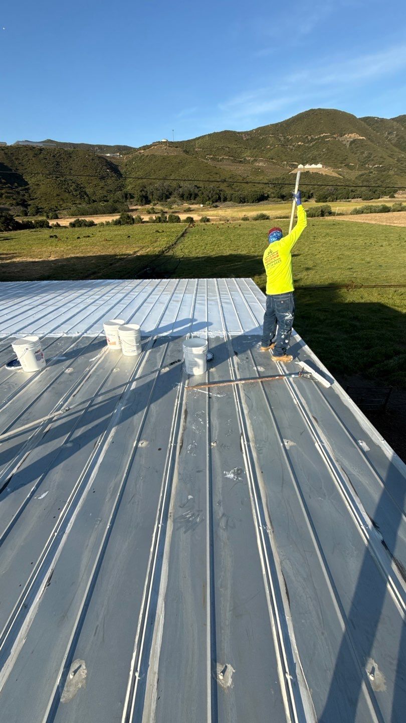 Metal Roof Silicone Coating and Structural Repair in San Ysabel by Reliable Roofing San Diego Inc.
