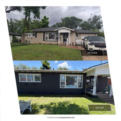 From Forgettable to Modern: An Exterior Brick Paint Job in Tyler TX