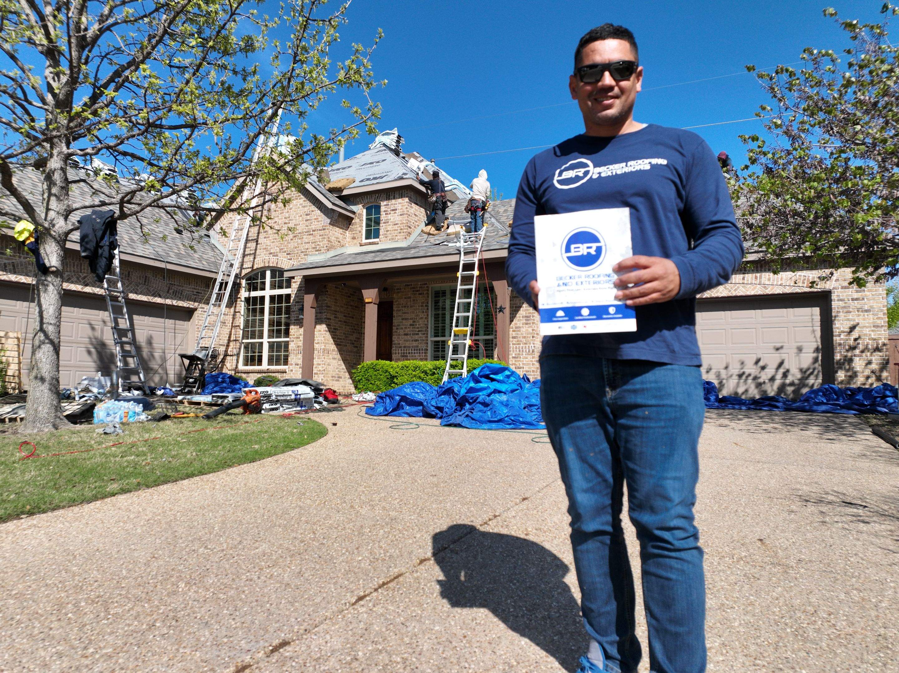 Residential Roofing Installation using Iko Dynasty by Becker Roofing and Exteriors