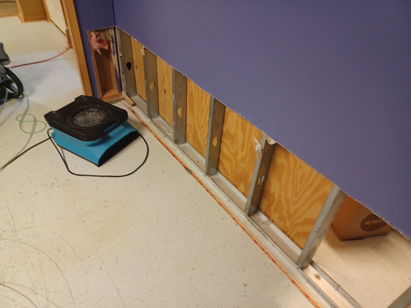 Project in Macomb by EzDry Water Mitigation & Property Restoration