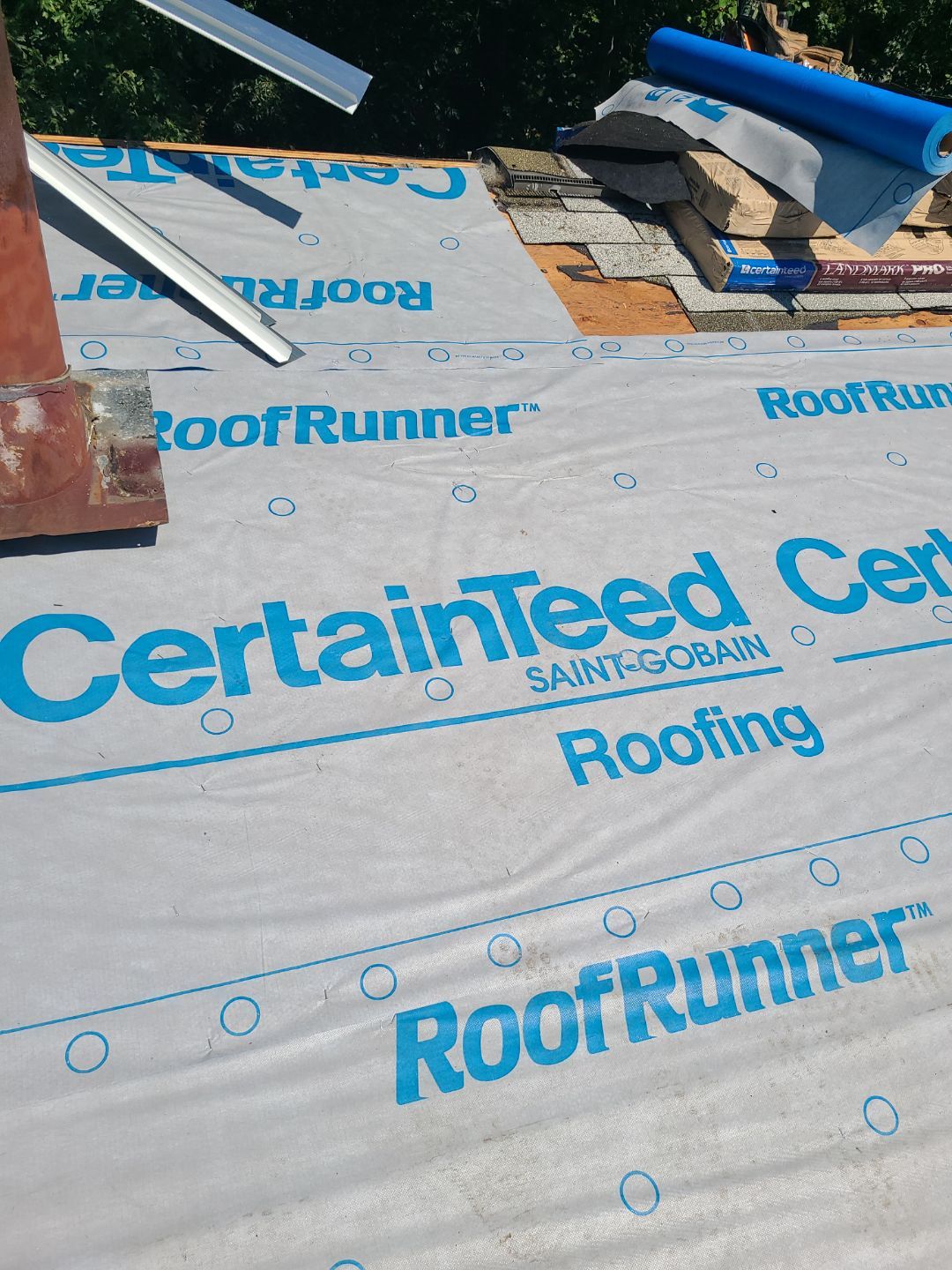 Burke: Residential Roof Installation with CertainTeed Landmark Pro Designer Shingles in Max Def Charcoal Black by RM Banning, Inc.