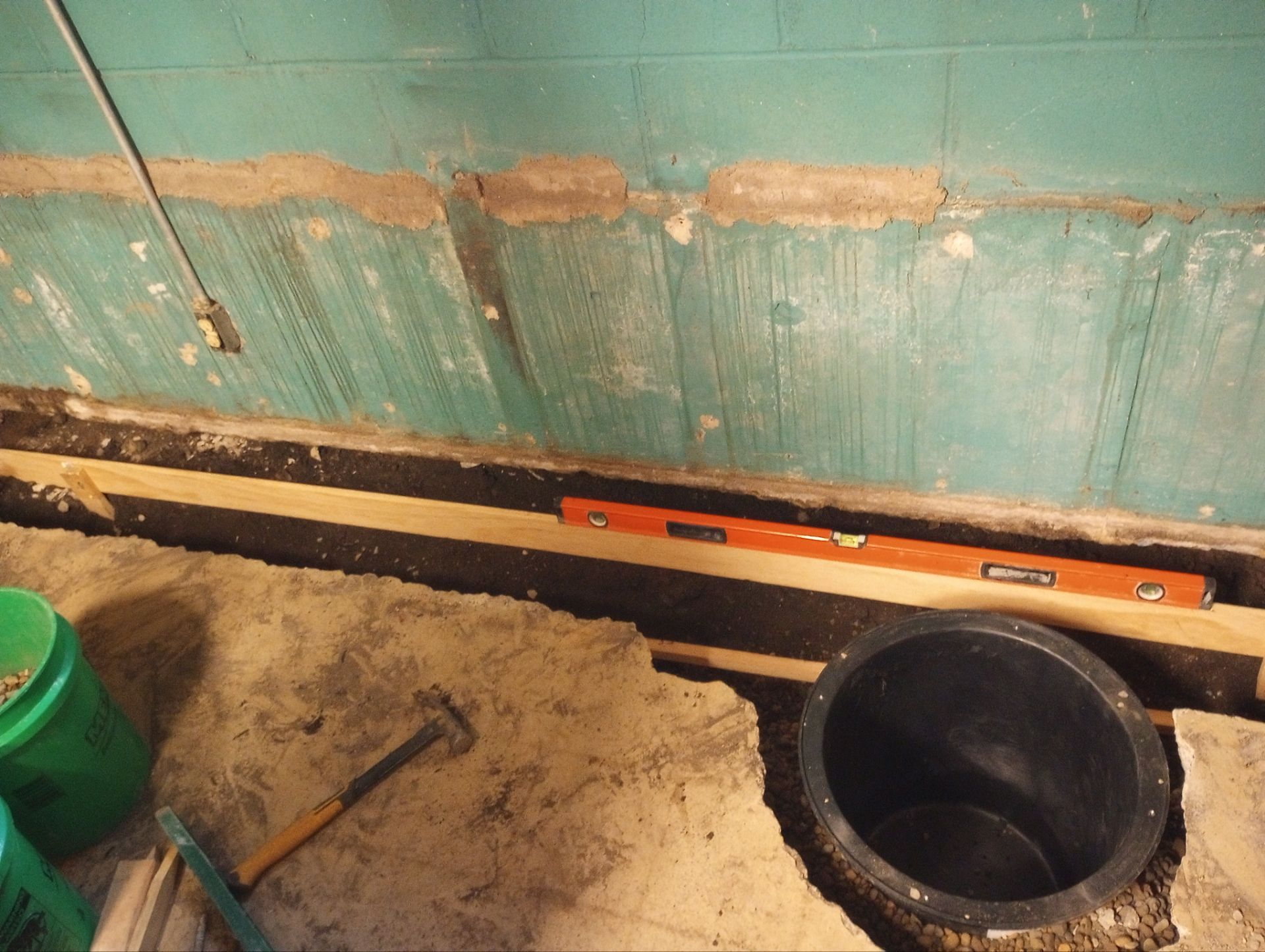 Interior Basement Waterproofing in South MPLS by Waterproofing Northeast