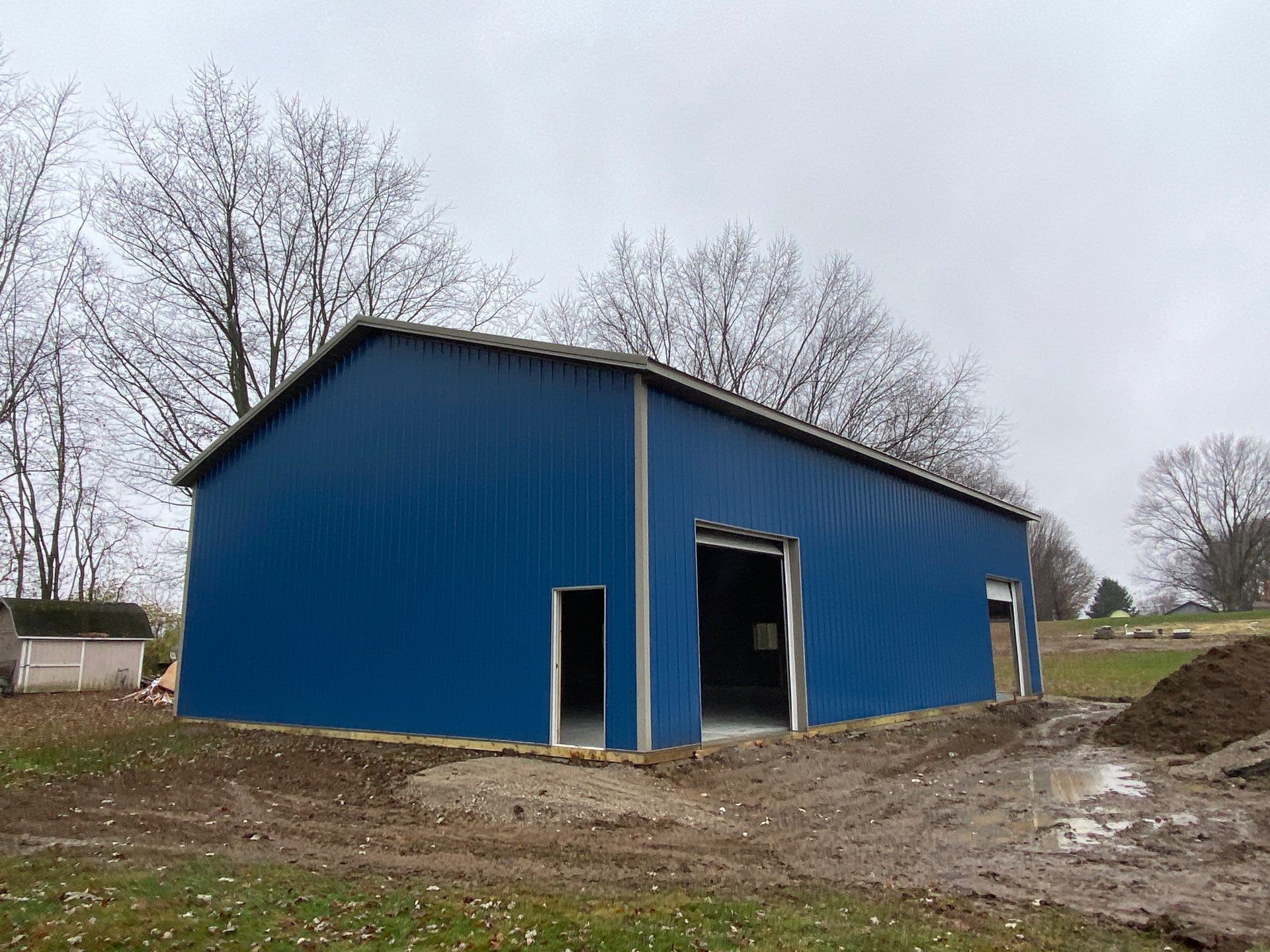 40'x60'x16' Pole Barn by The Barn Builders