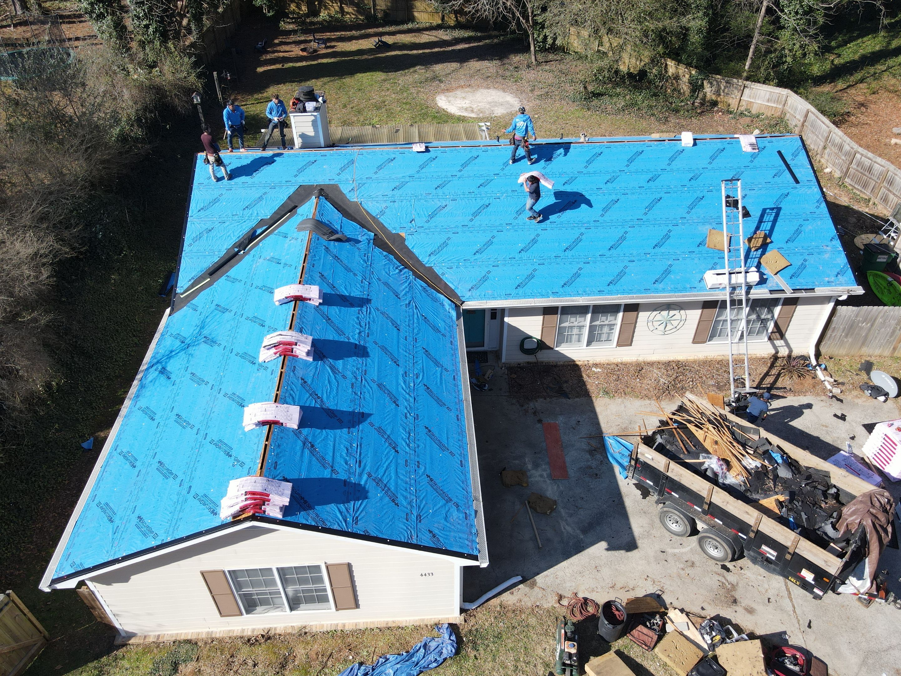 Residential Roofing Installation using Owens Corning by Inspector Roofing and Restoration