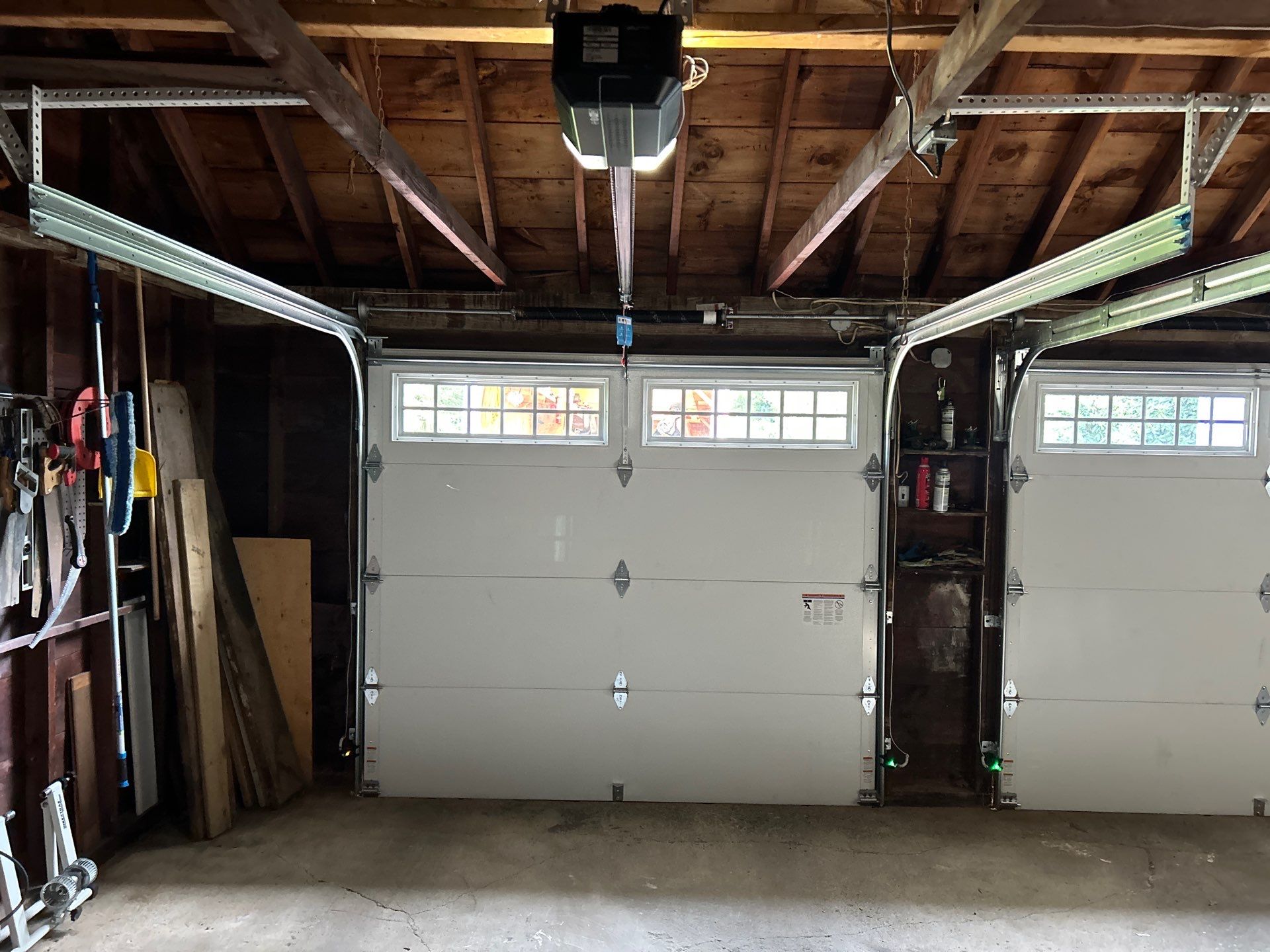 Designer Choice Garage Door installation  by DiGiorgi Roofing and Siding Inc