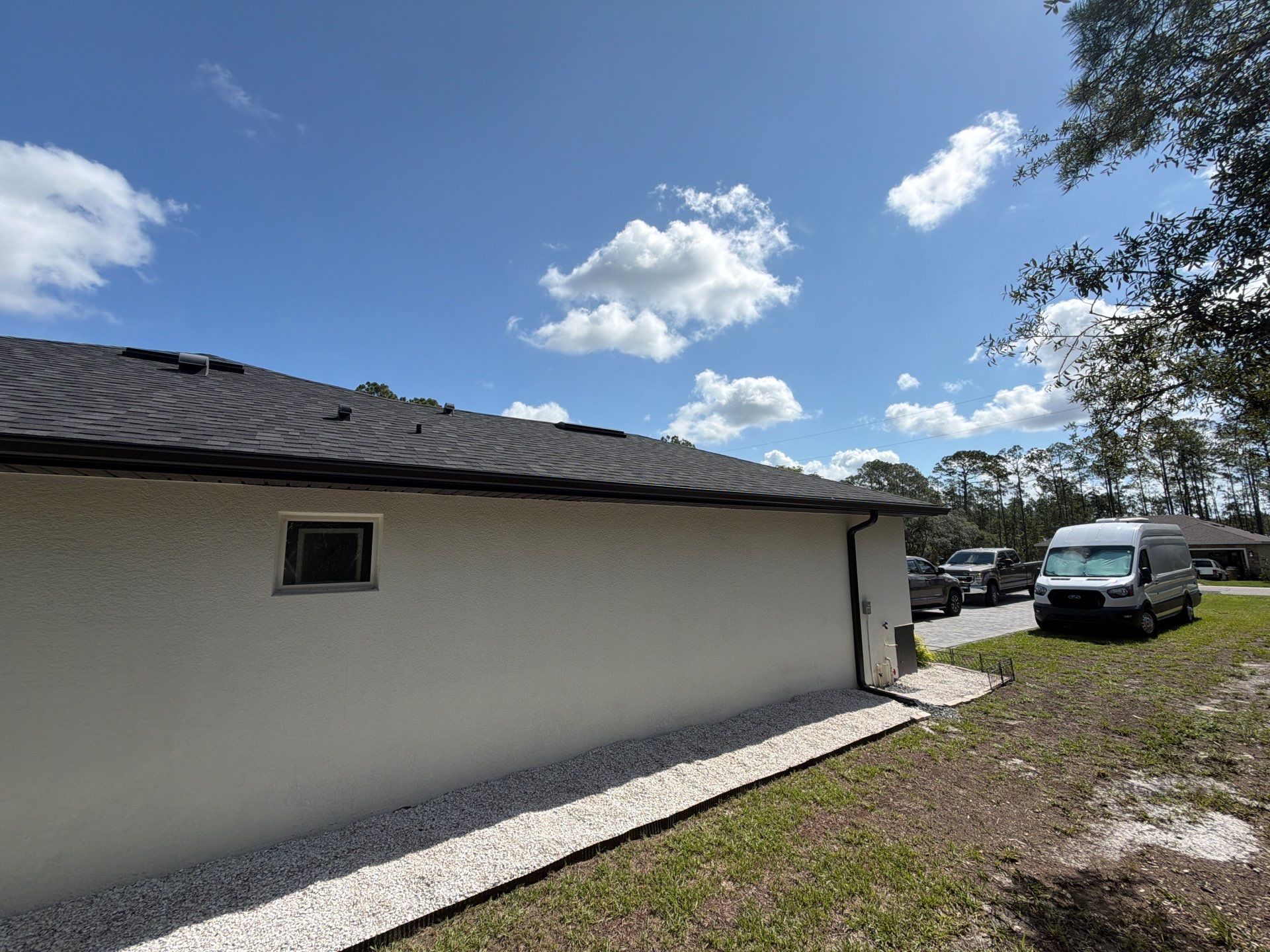 GAF Asphalt Shingle Roof Replacement with Skylight in Eustis by Fortified Roofing Solutions Corp.