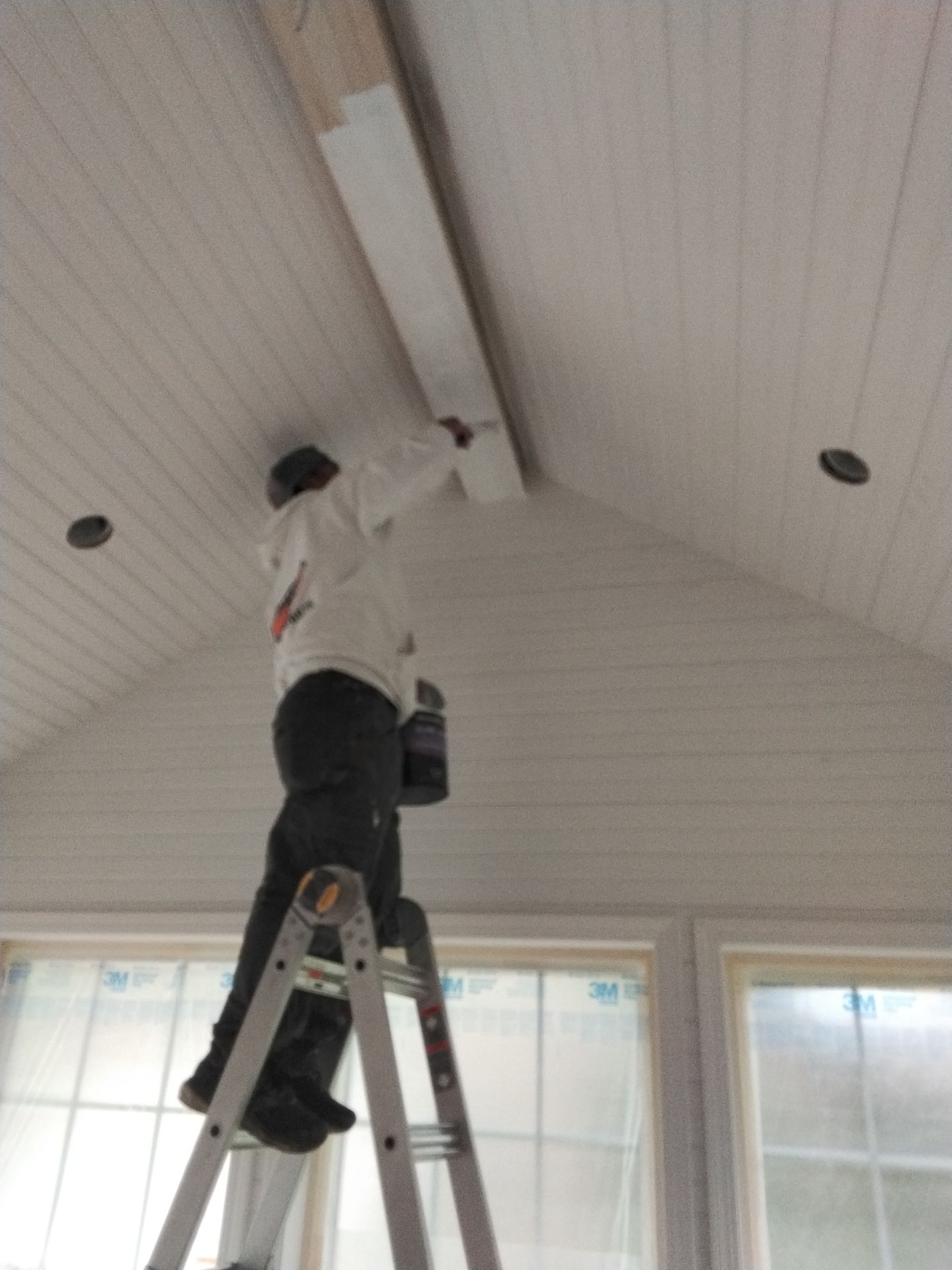 New 4 season room interior & exterior painting by Midwest Paint LLC