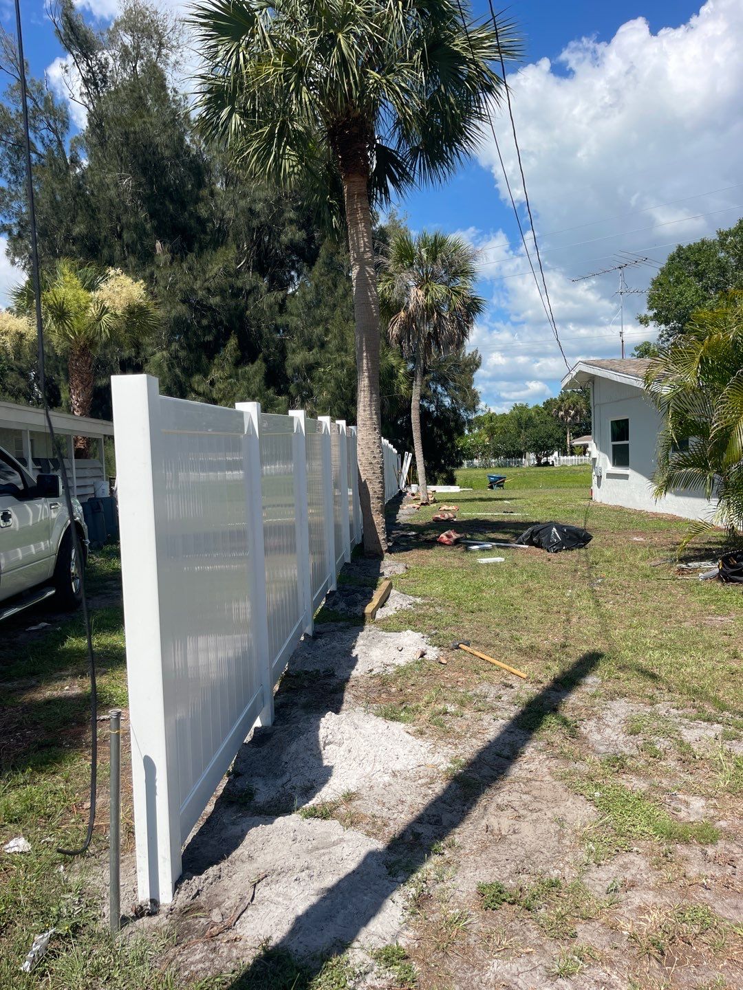Venice, FL 6ft. Tall White Vinyl Privacy Fence by Asap fence and gates, LLC