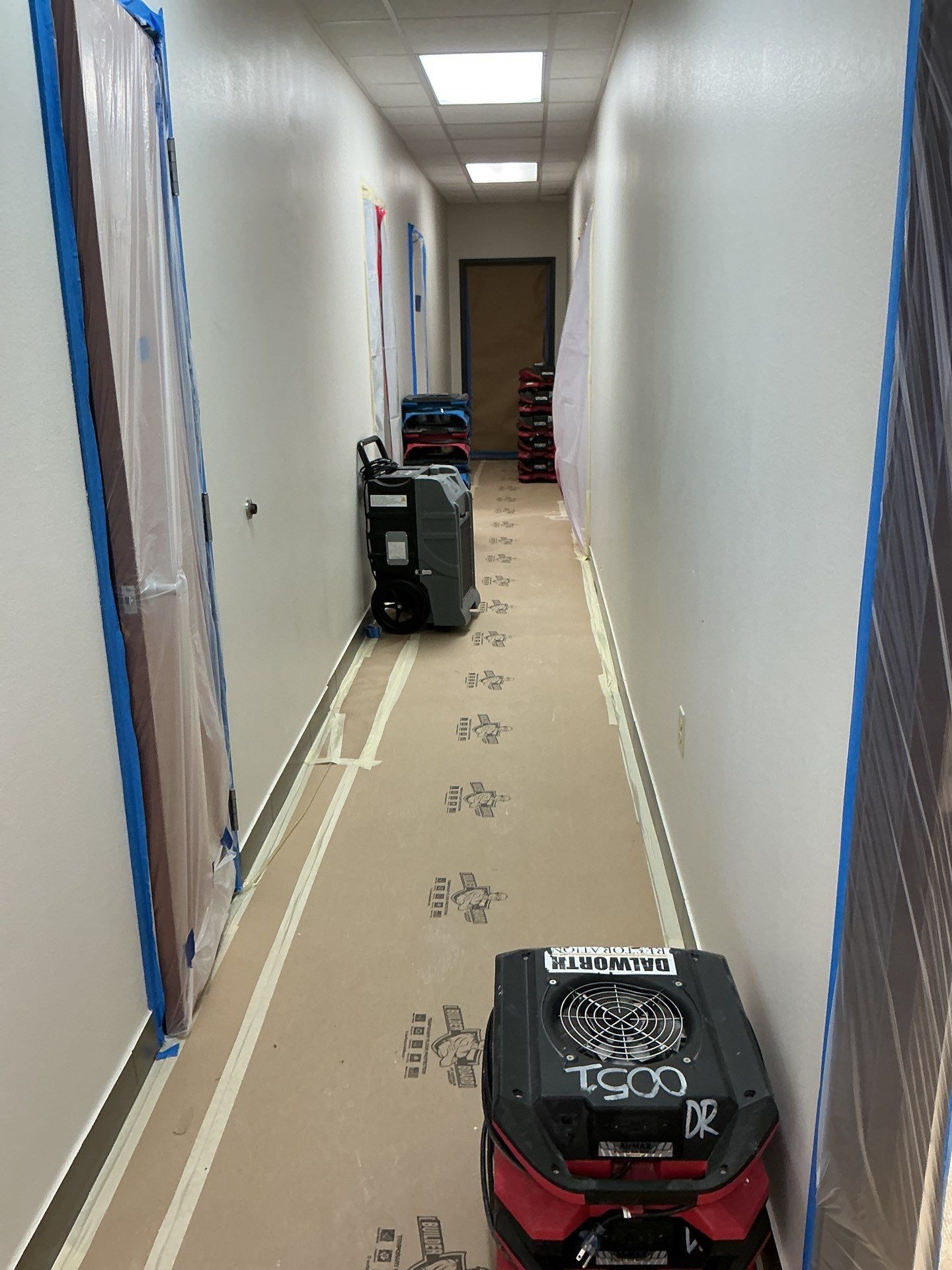Dallas Office Interior Restoration and Commercial Carpet Tile Installation by Simmons Floors 