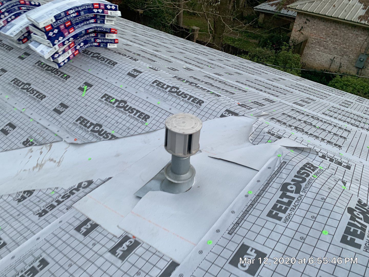 Residential Roofing Installation using Roof Replacement by American Roofing & Construction LLC