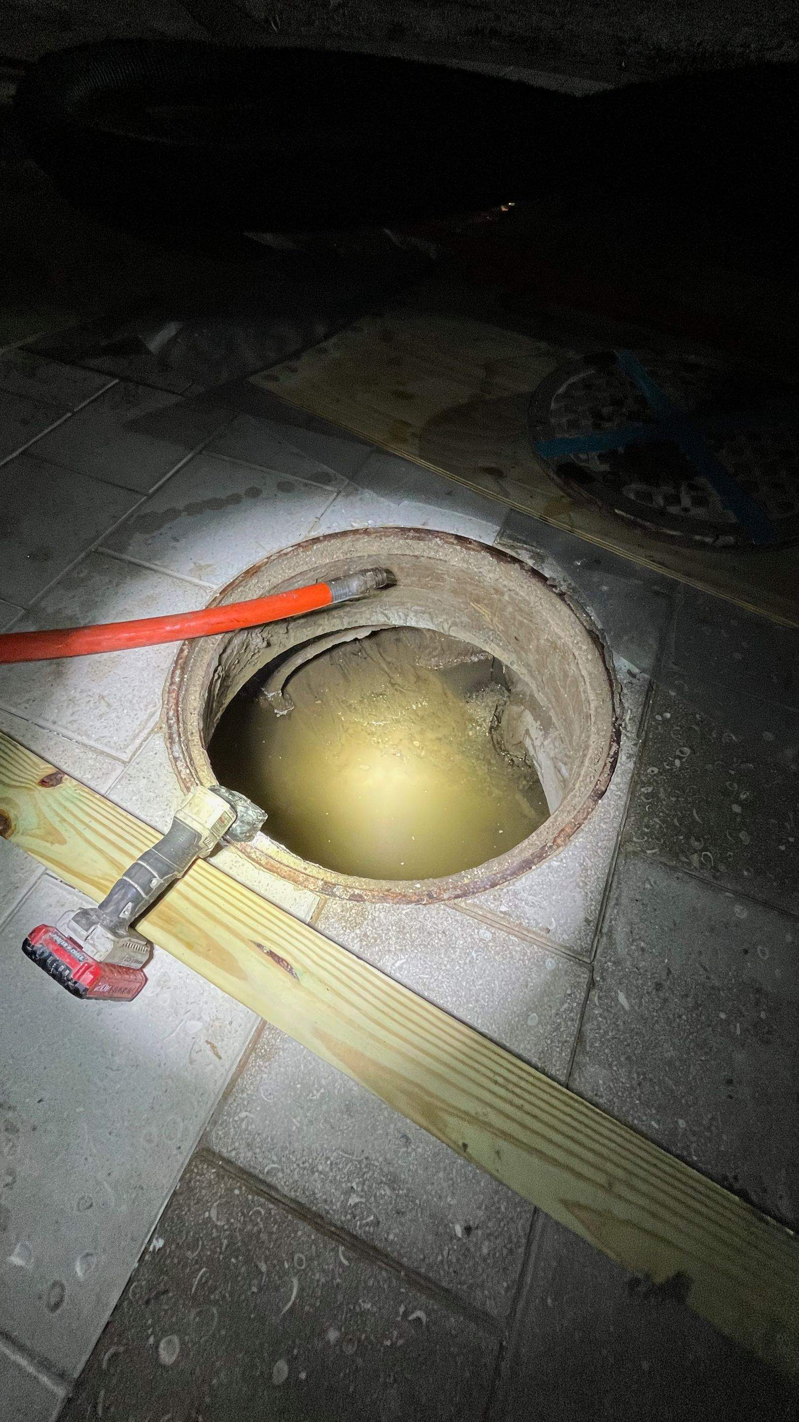 Ritz-Carlton S. Pool Deck & S. Service Rd Drain Cleaning by APS Power & Water