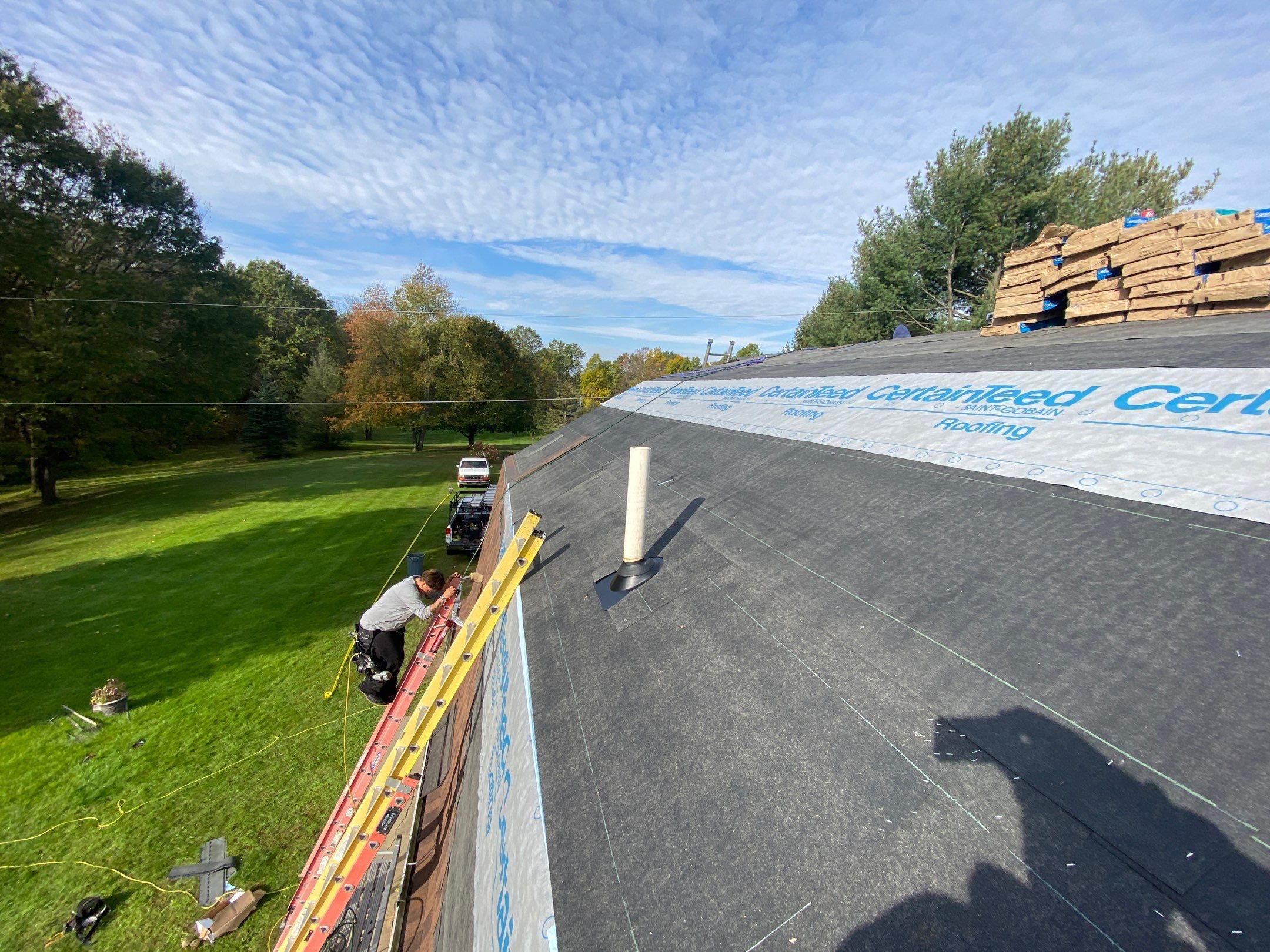 Roof Replacement using CertainTeed Landmark by 180 Contractors