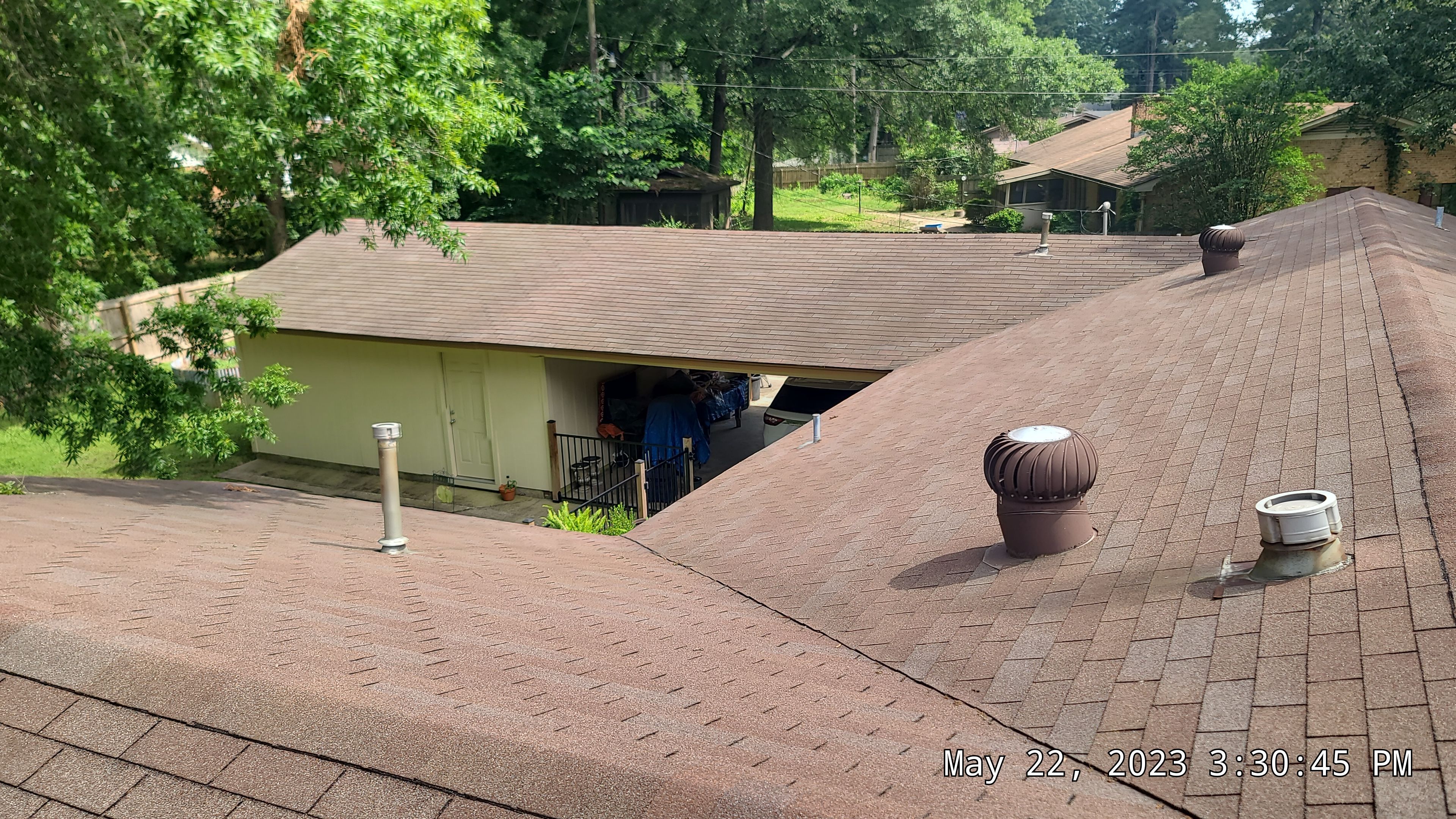 Storm Restoration Reroof: 25 Year 3-Tab Shingle by Hostetler Roofing