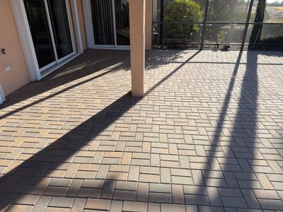 Lanai and Driveway Paver Sealing Project in Sun City Center