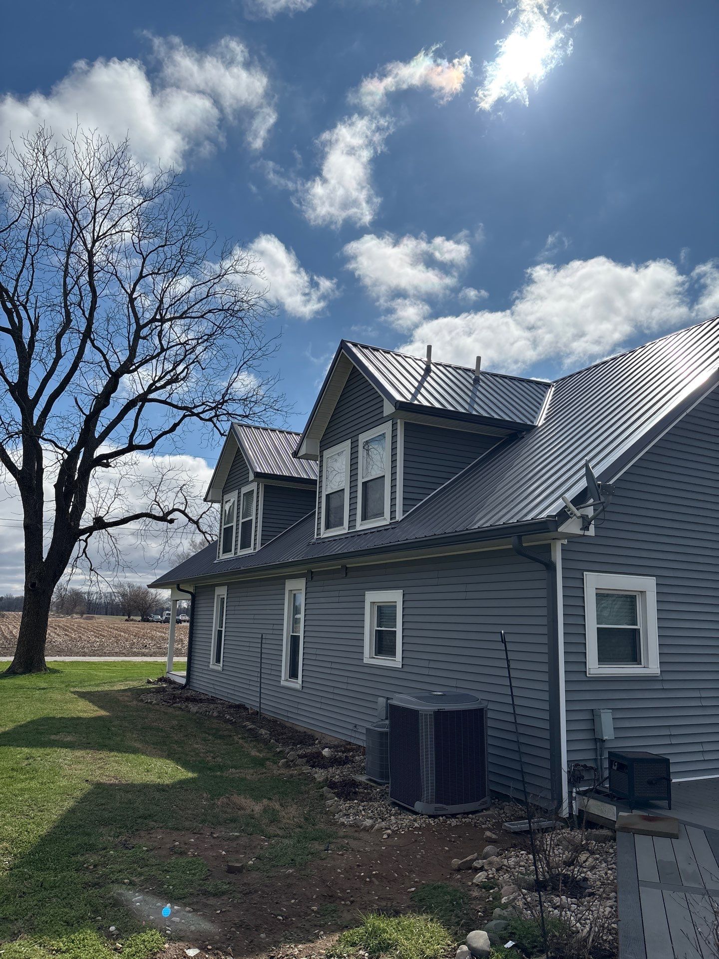 Classic Rib Metal Roofing - Charcoal