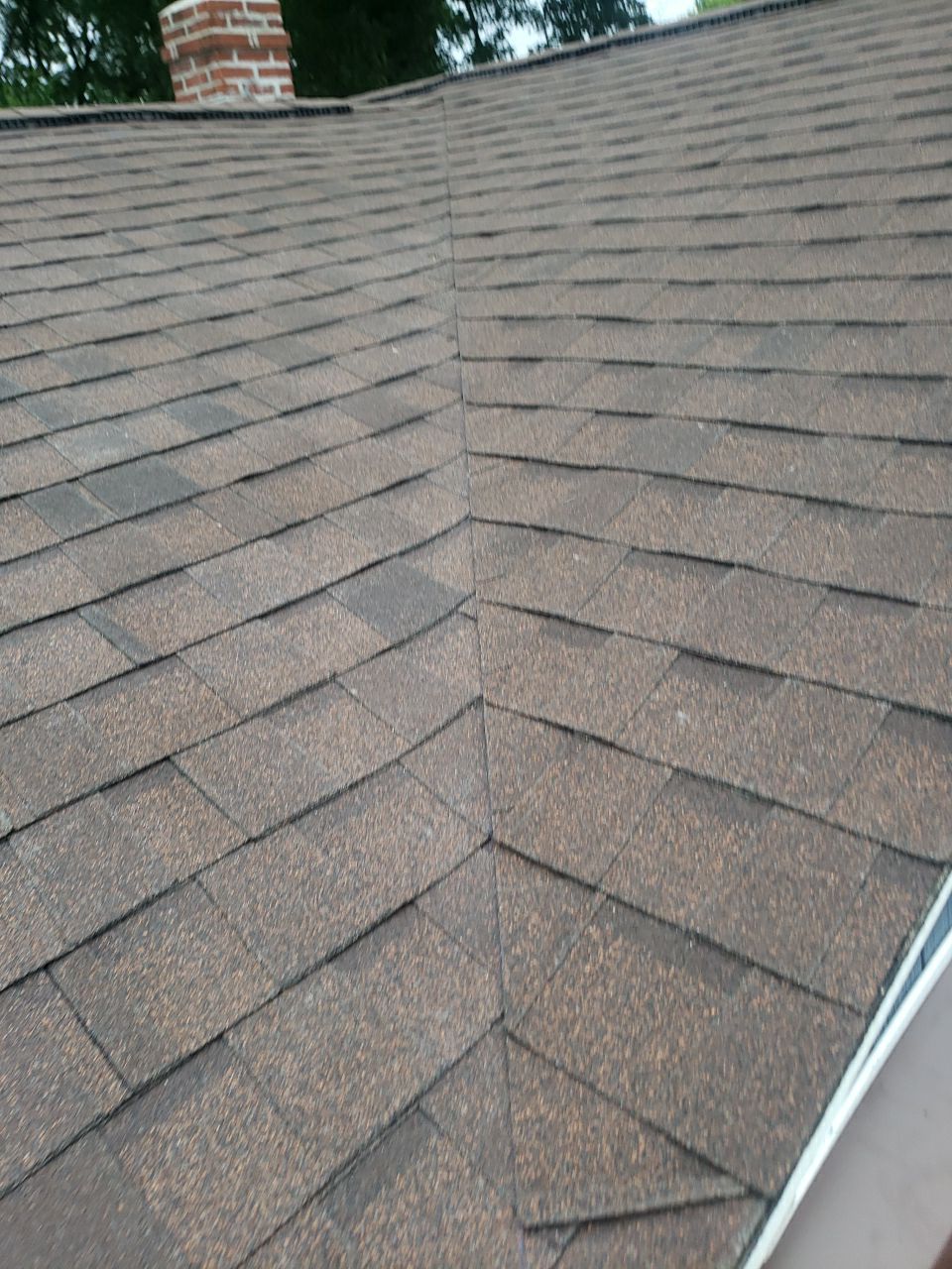 Brand: Atlas Pinnacle Color: Pristine Sunset Drip: White by Eagle Eye Roofing