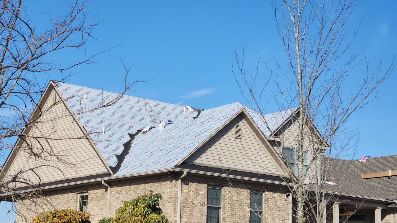 GAF Weathered Wood and Custom Copper by Just In Time Roofing and Restoration