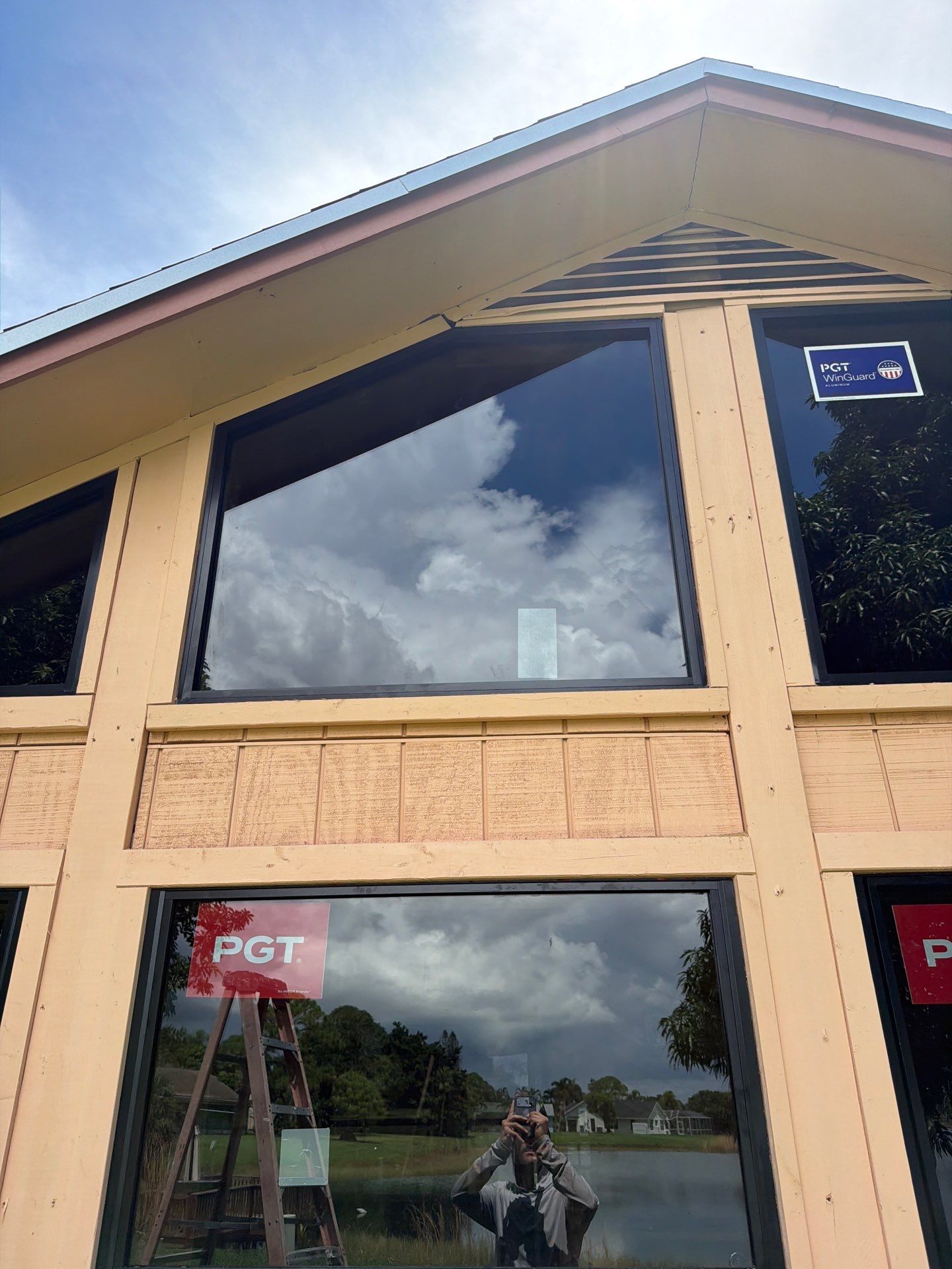 PGT Impact Window Replacement and Siding Renovation in Greenacres by The Screen Depot, Inc