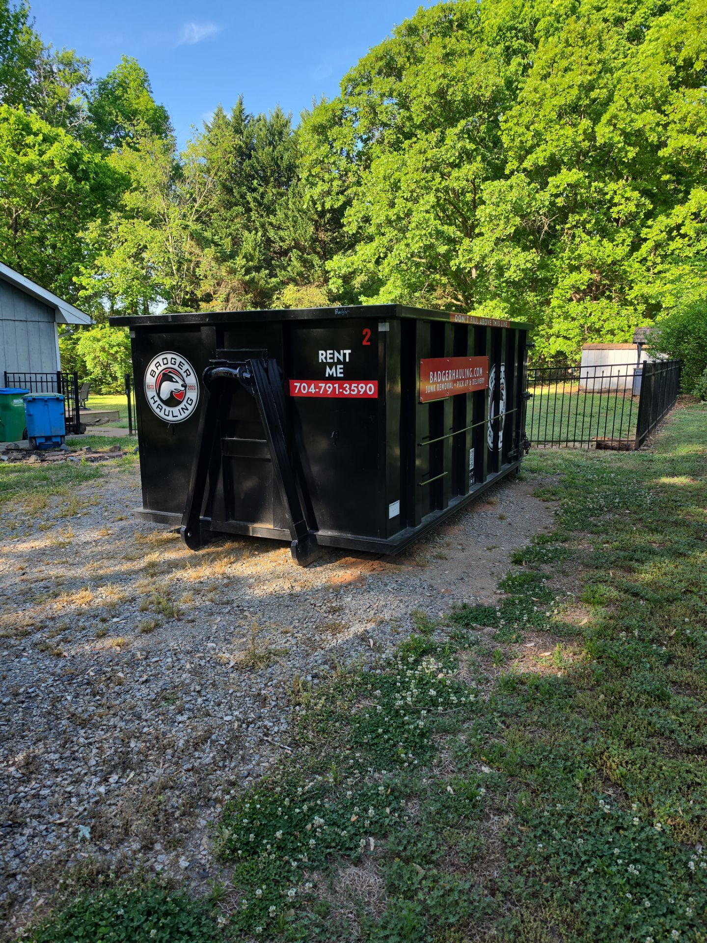 Dumpster Rental in Mint Hill by Badger Hauling