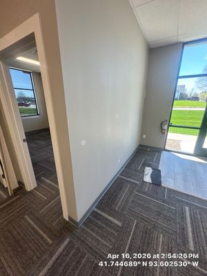 Commercial Interior Touchup after drywall work completed