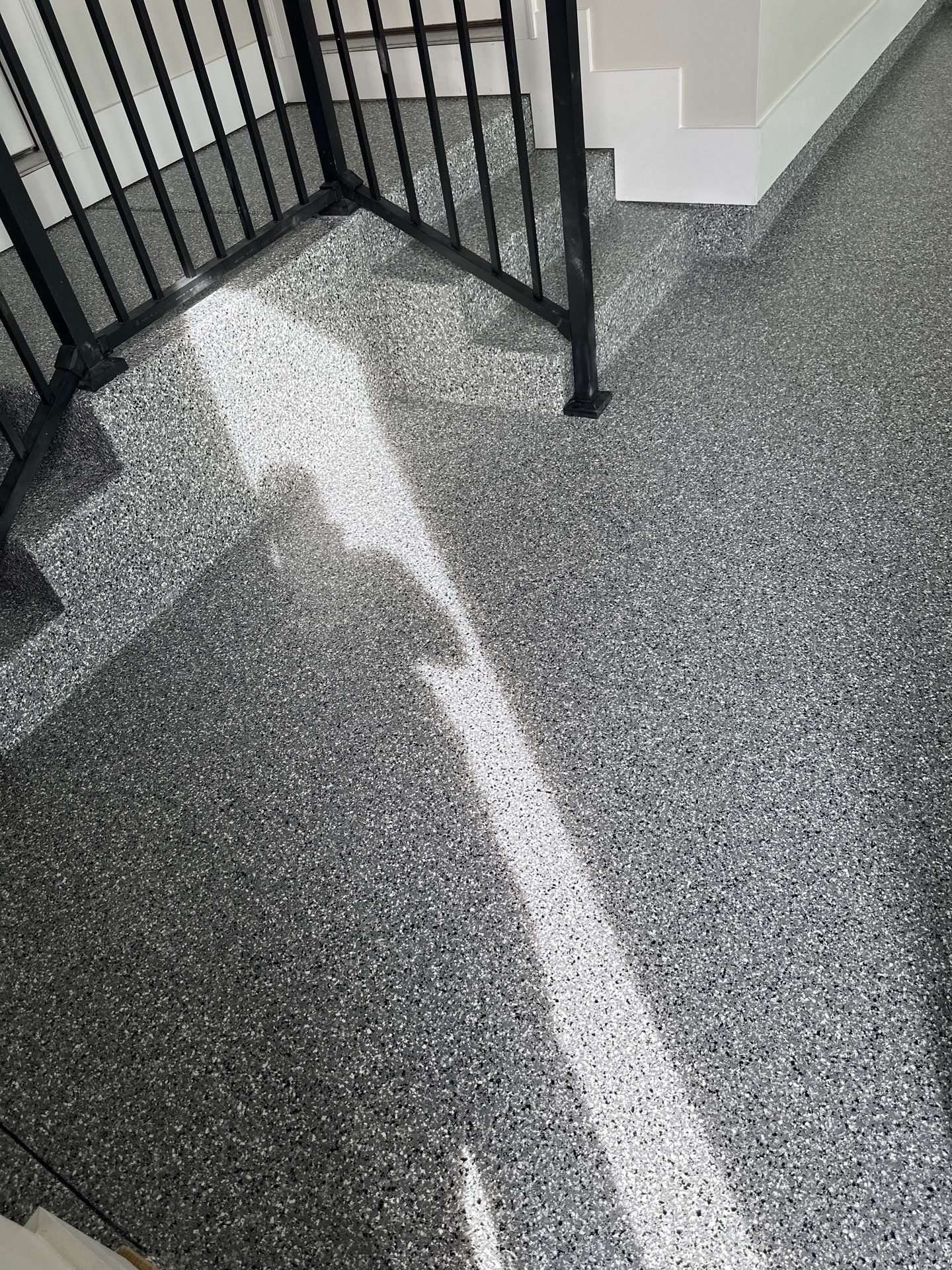 Garage Floor Coating using Wombat by My Garage Floor Guys