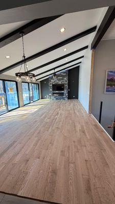 Hardwood Flooring Installation and Refinish in Weatherby Lake