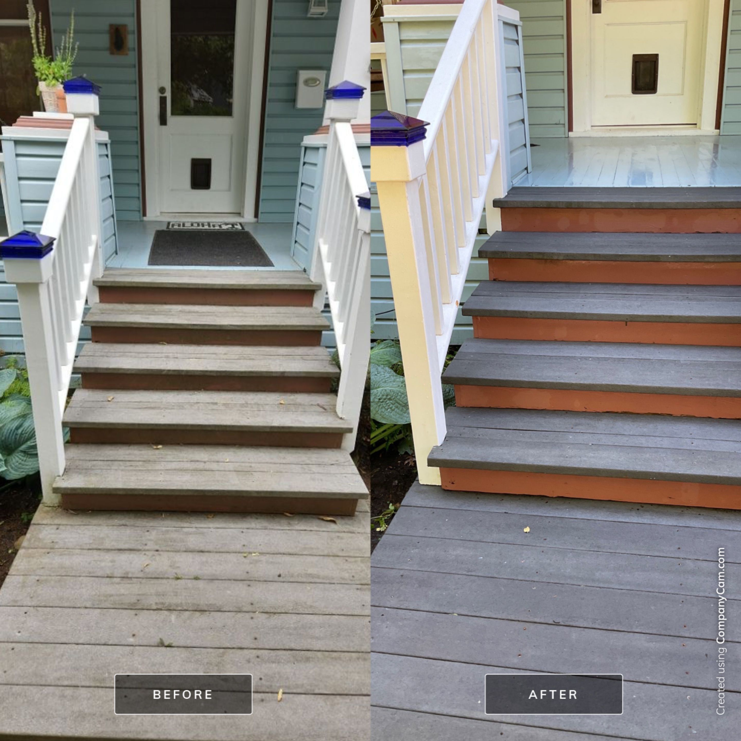 Deck, Patio and Drive Wash using Surface washer by Willamette Outdoor Wash LLC