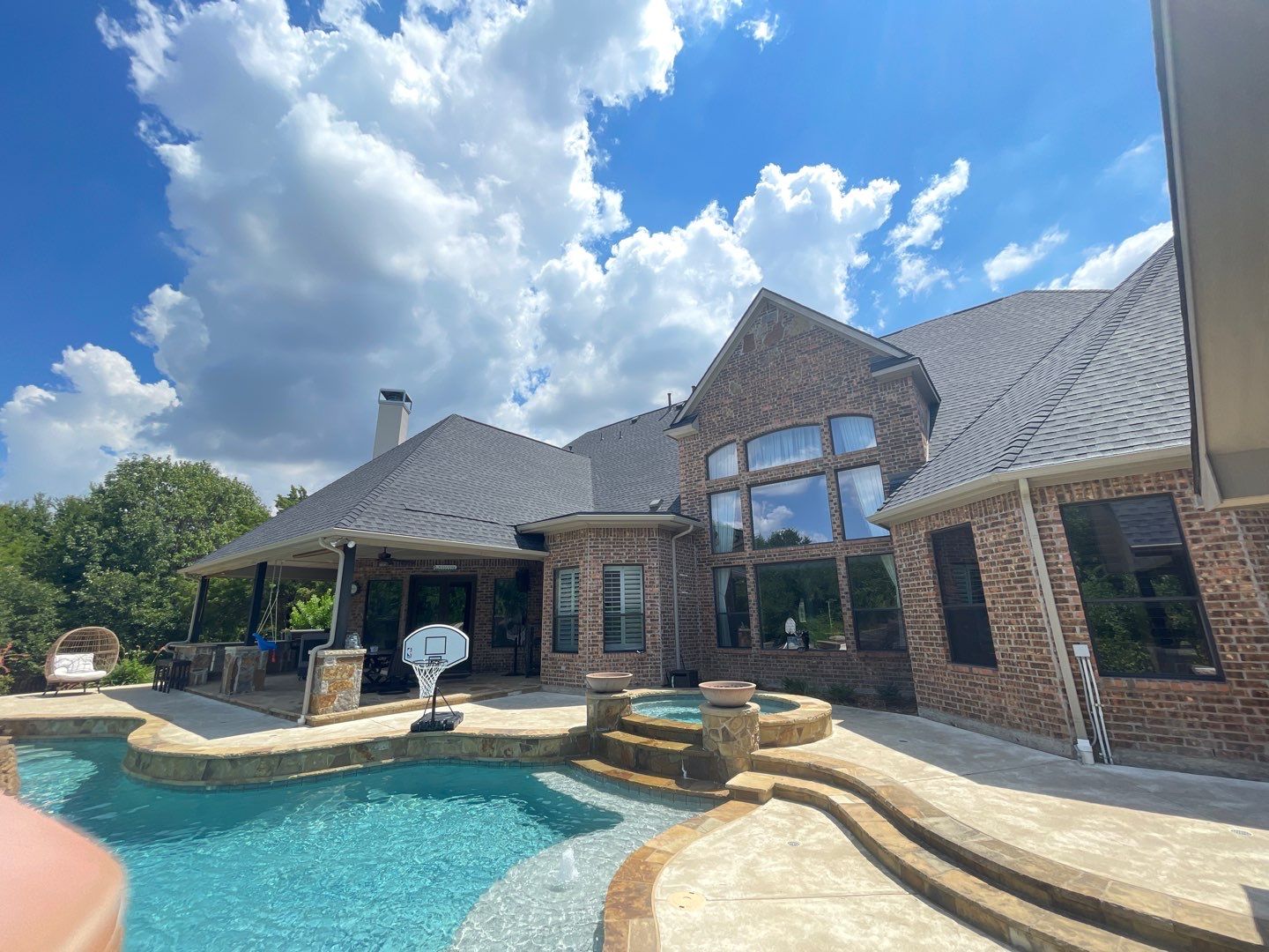 Beautiful Estate in Far North Texas - Storm Damage Re-Roofing by First United Roofing & Construction