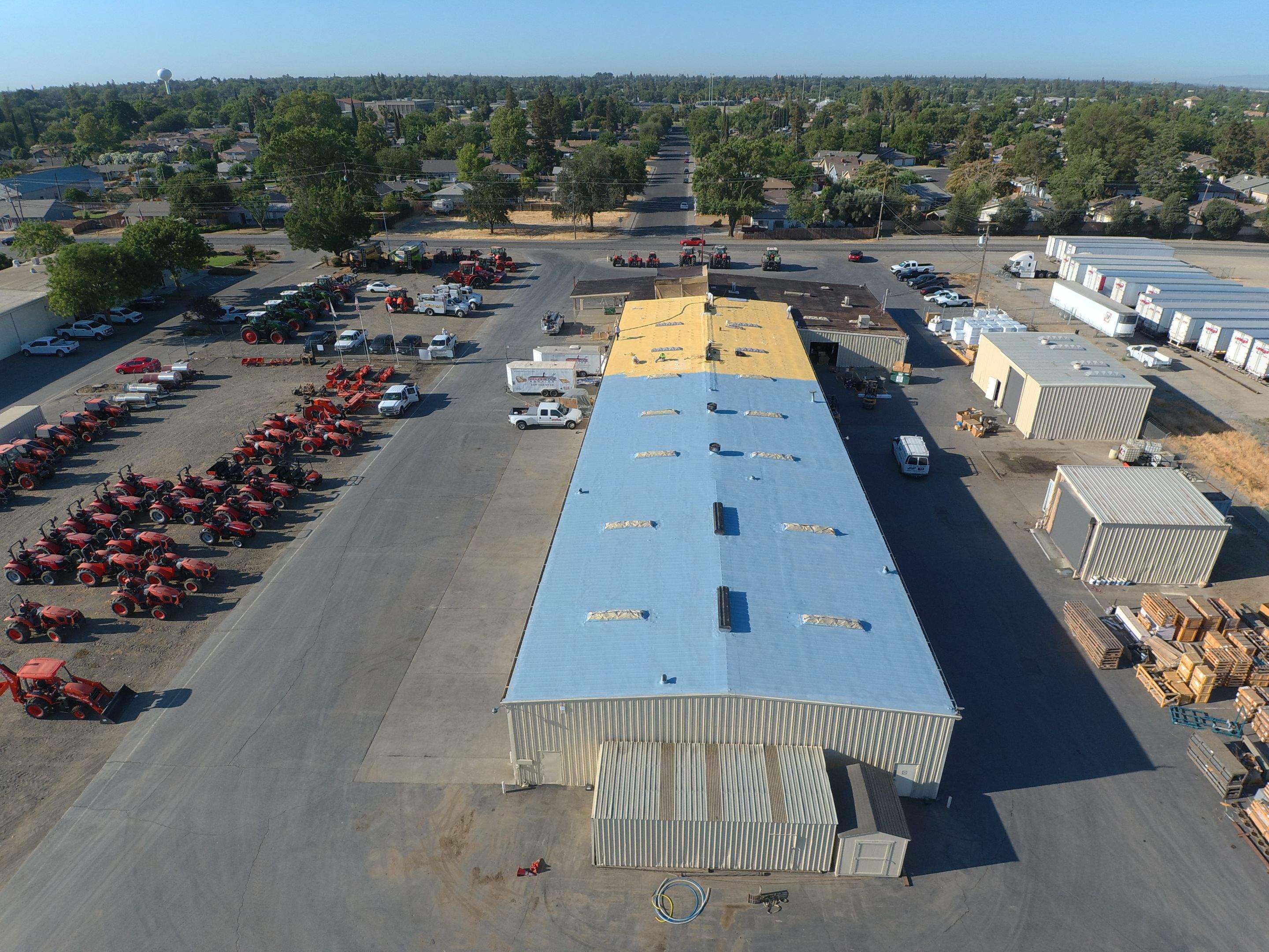 Spray foam and coatings using Conklin Benchmark/PUMA XL coatings and spray foam by Straight Edge Roofing Inc