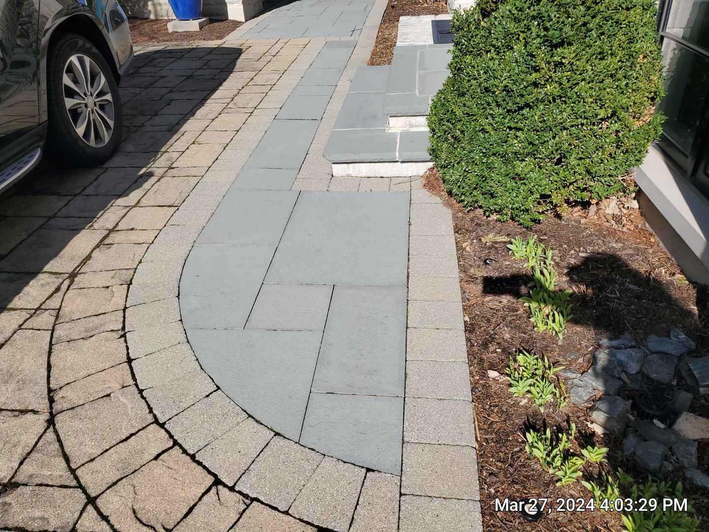 Brick paver clean, sand and seal.  using Surebond SB-1300 by Northern Power Washing LLC.