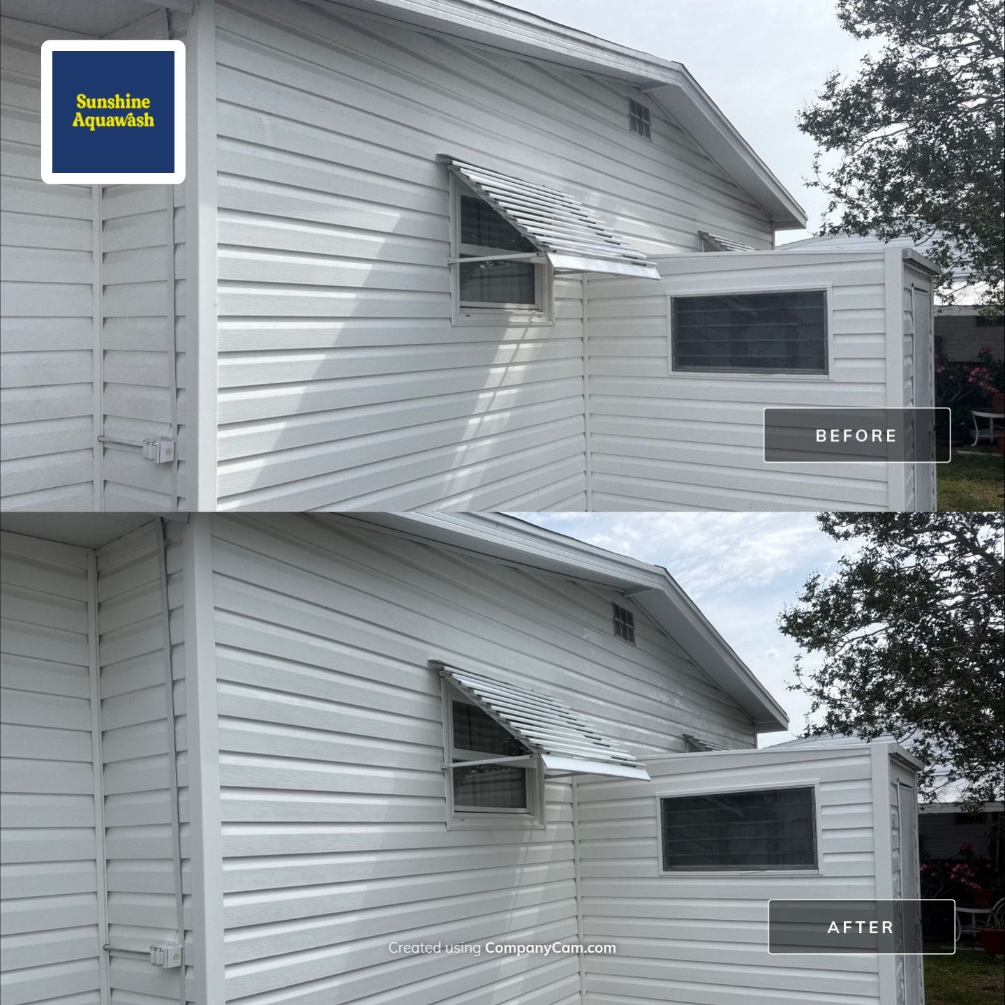 Mobile Home Soft Wash in Desoto/Tidevue Estates – Ellenton, FL by Sunshine AquaWash