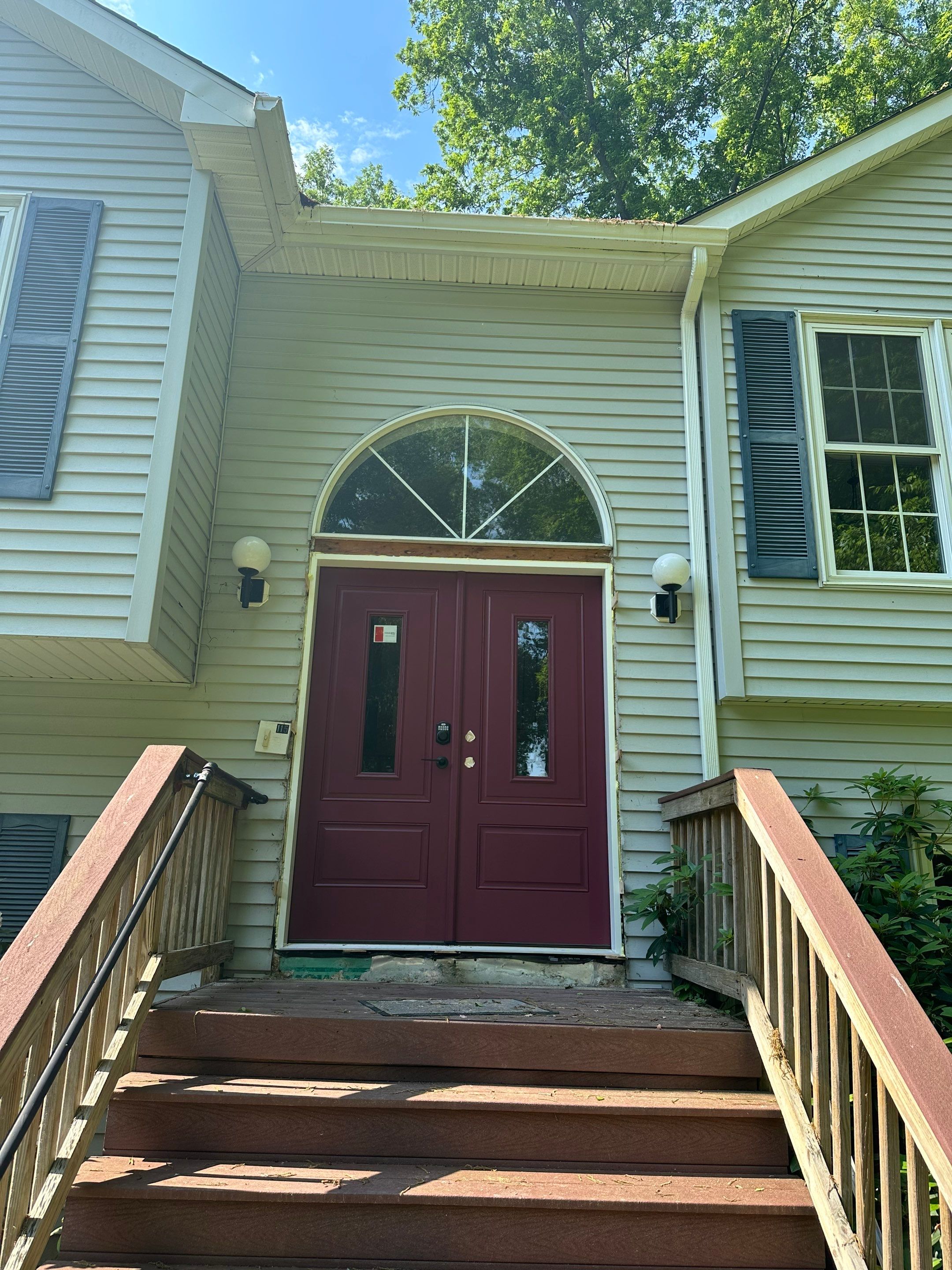 Residential Roofing Installation using Owens Corning TruDefinition Duration AR - Estate Gray & New Harvey Windows by A Plus Exterior