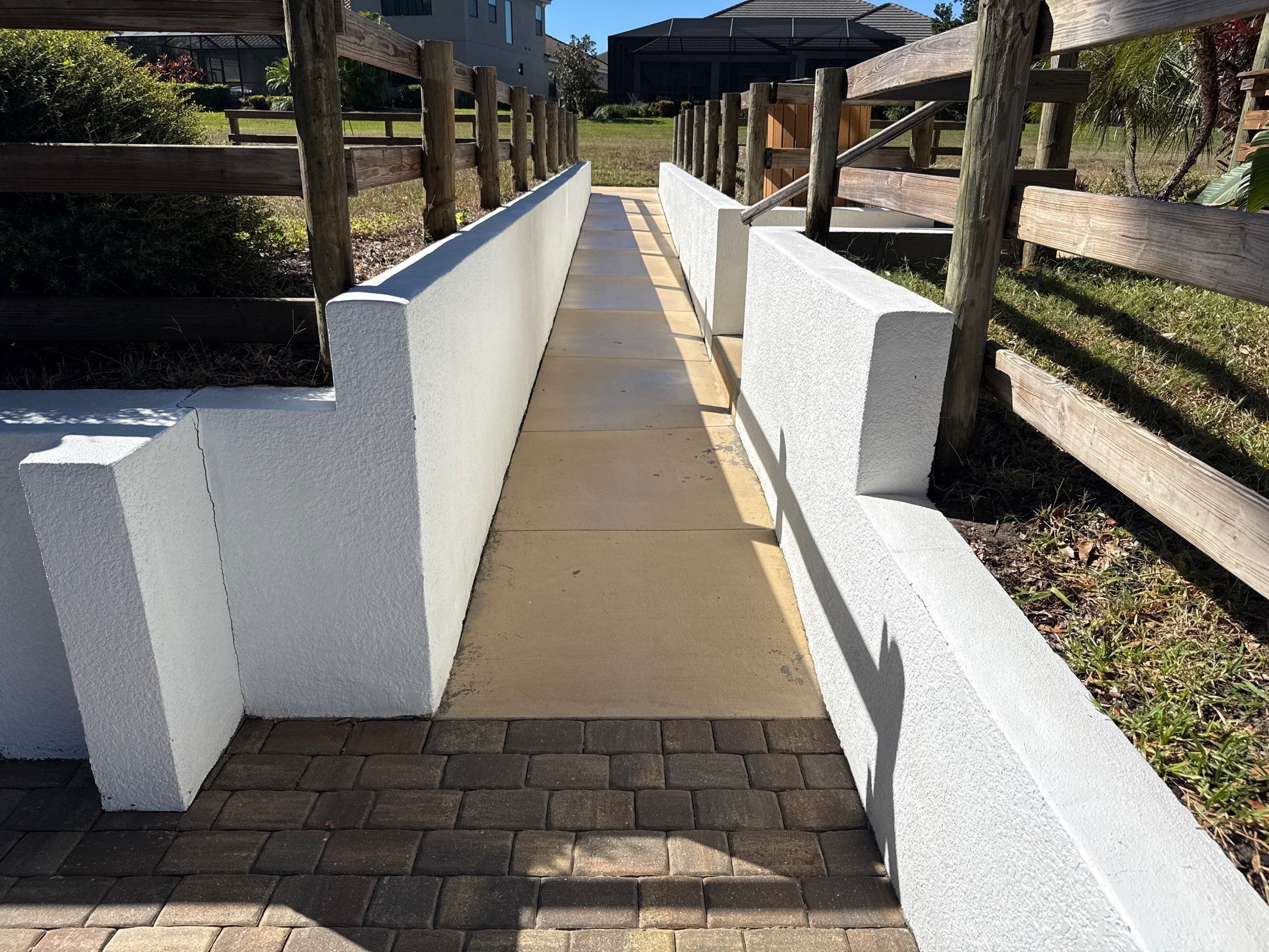 HOA Community Cleaning in River Wind | Sidewalk & Curb Pressure Washing in Bradenton, FL by Sunshine AquaWash