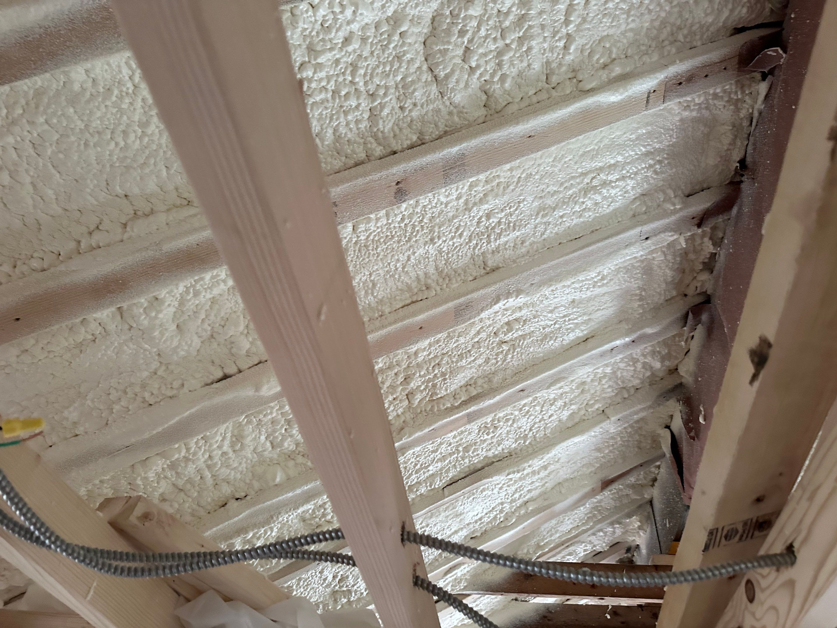 Attic Insulation using Closed Cell Spray Foam by NYS Foam & Energy