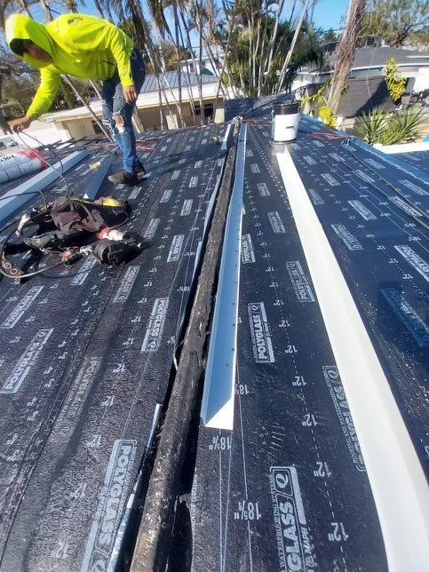 Residential Re-Roof using Polyglass Self-Adhered Flat Deck by First Due Roofing
