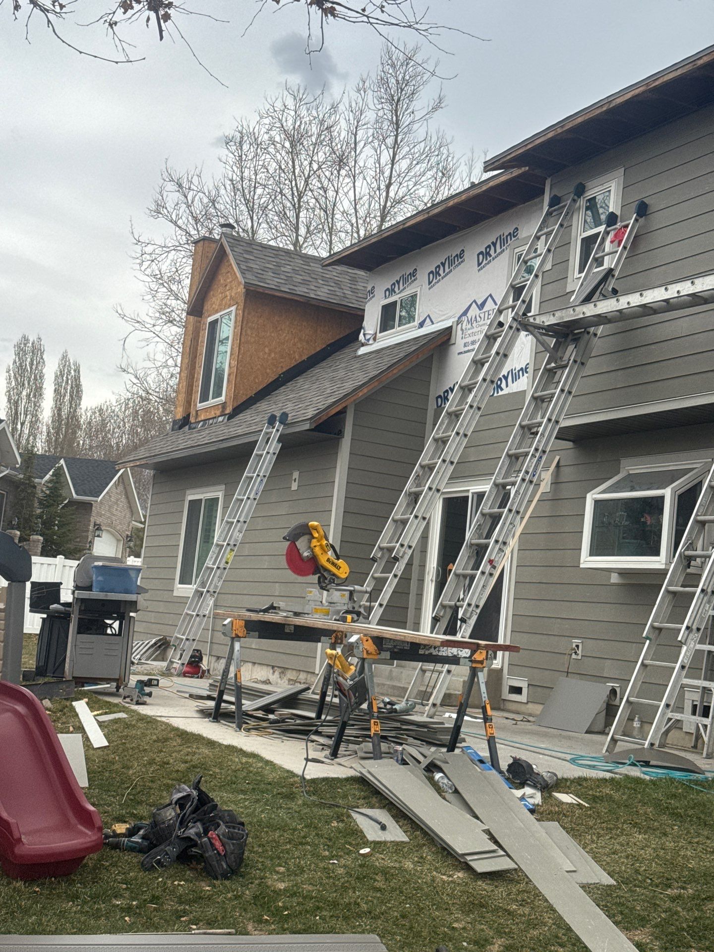 Siding in Lindon by Master Rain Gutters.