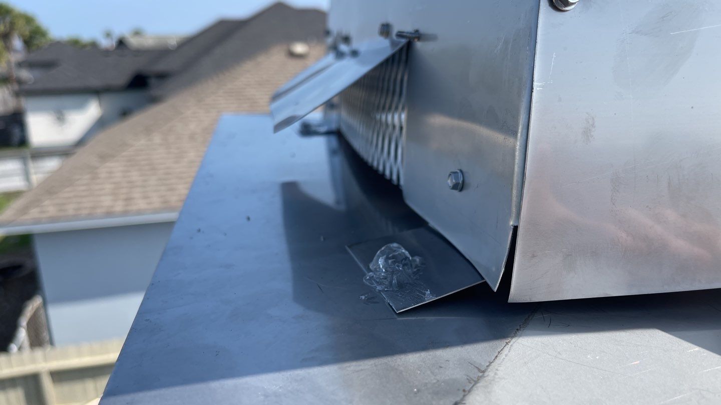 Chimney Cap Replacement With Stainless Steel by Lighthouse Roofing