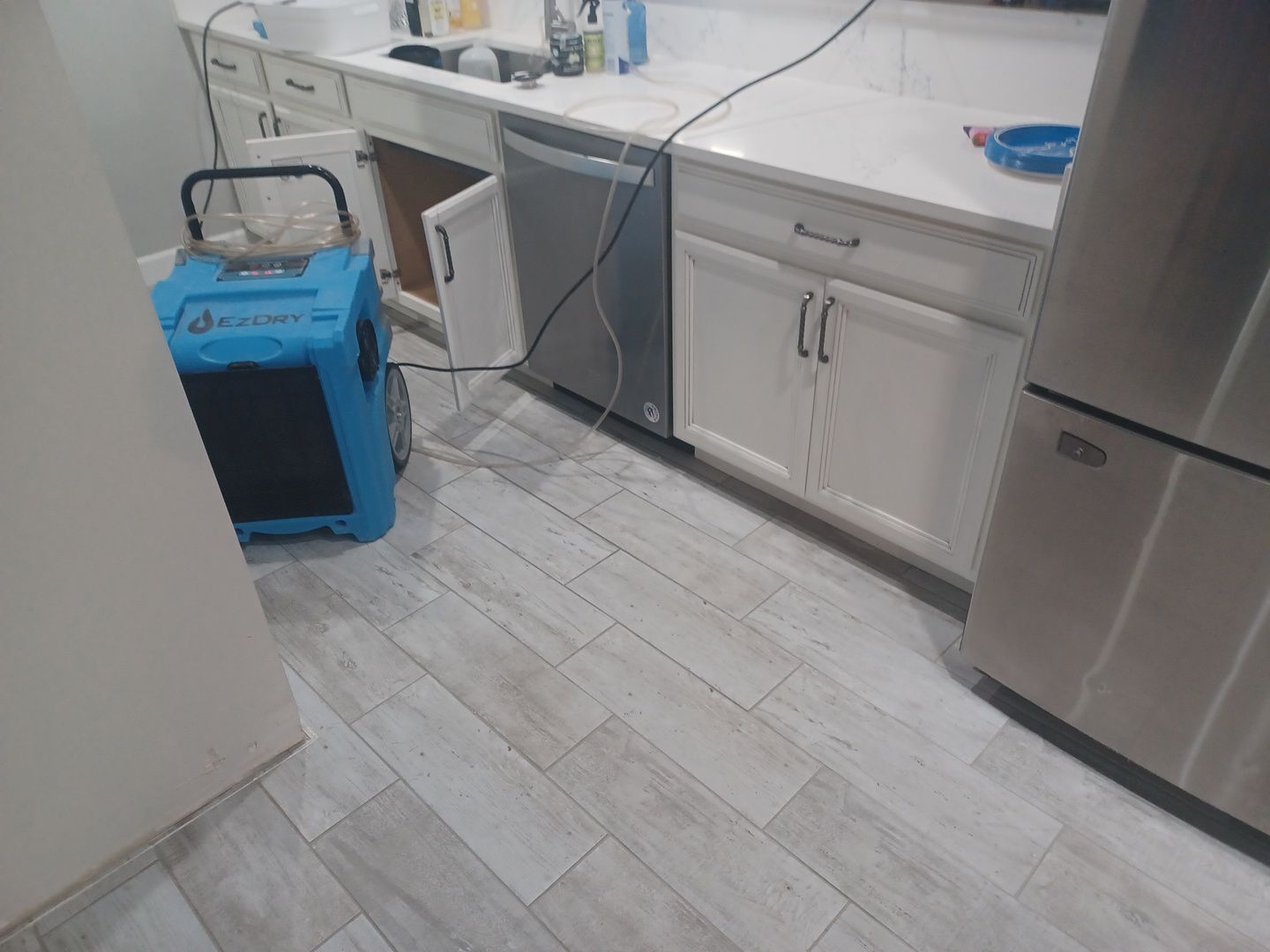 Project in West Bloomfield by EzDry Water Mitigation & Property Restoration