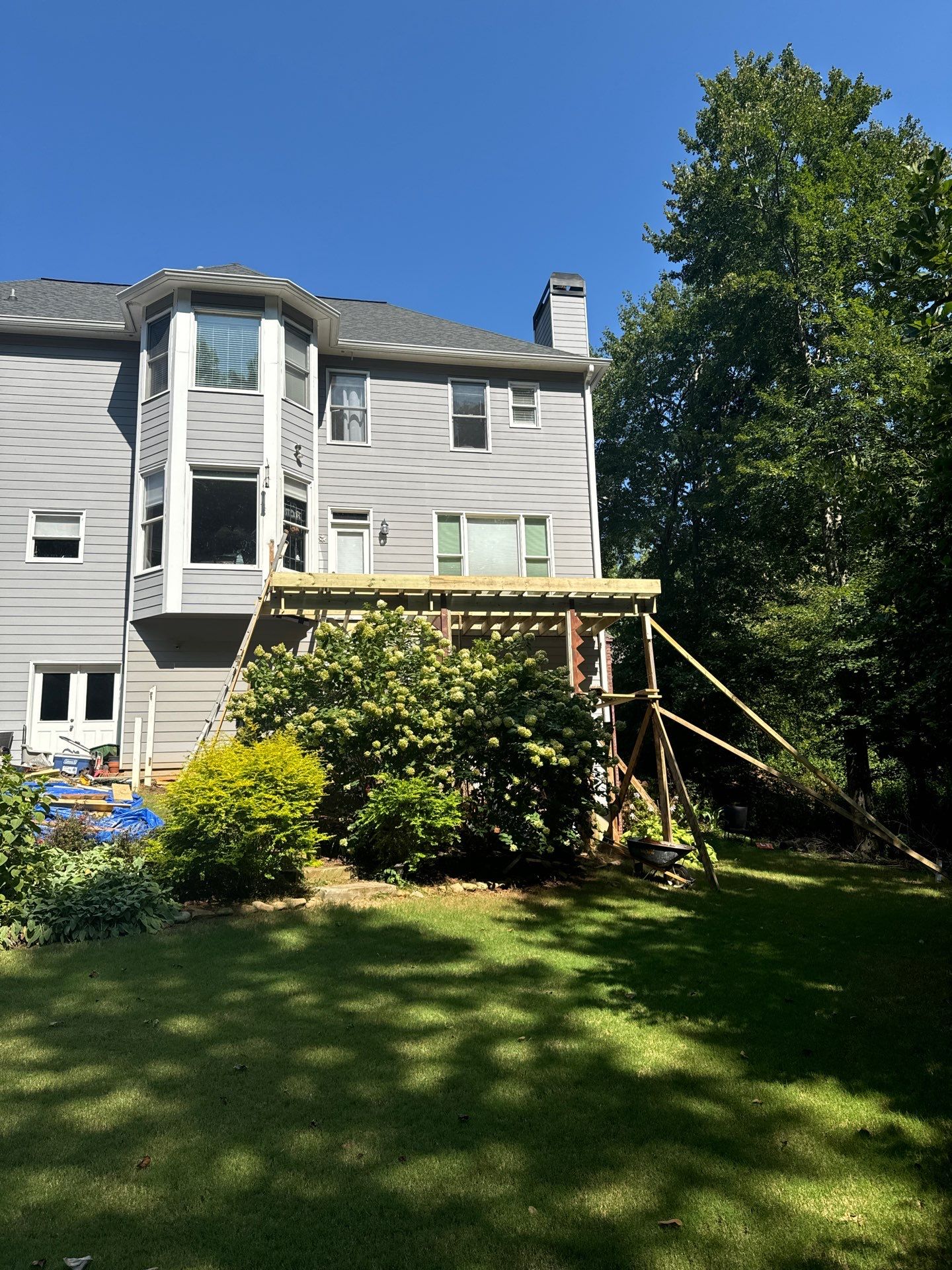 Pressure-Treated Wood Deck Replacement with Metal Balusters in Acworth by Swift Home Renovations