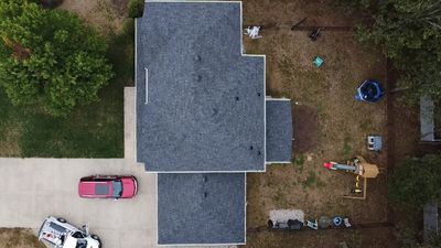 Residential Roofing Installation using Atlas Pinnacle - Color Black